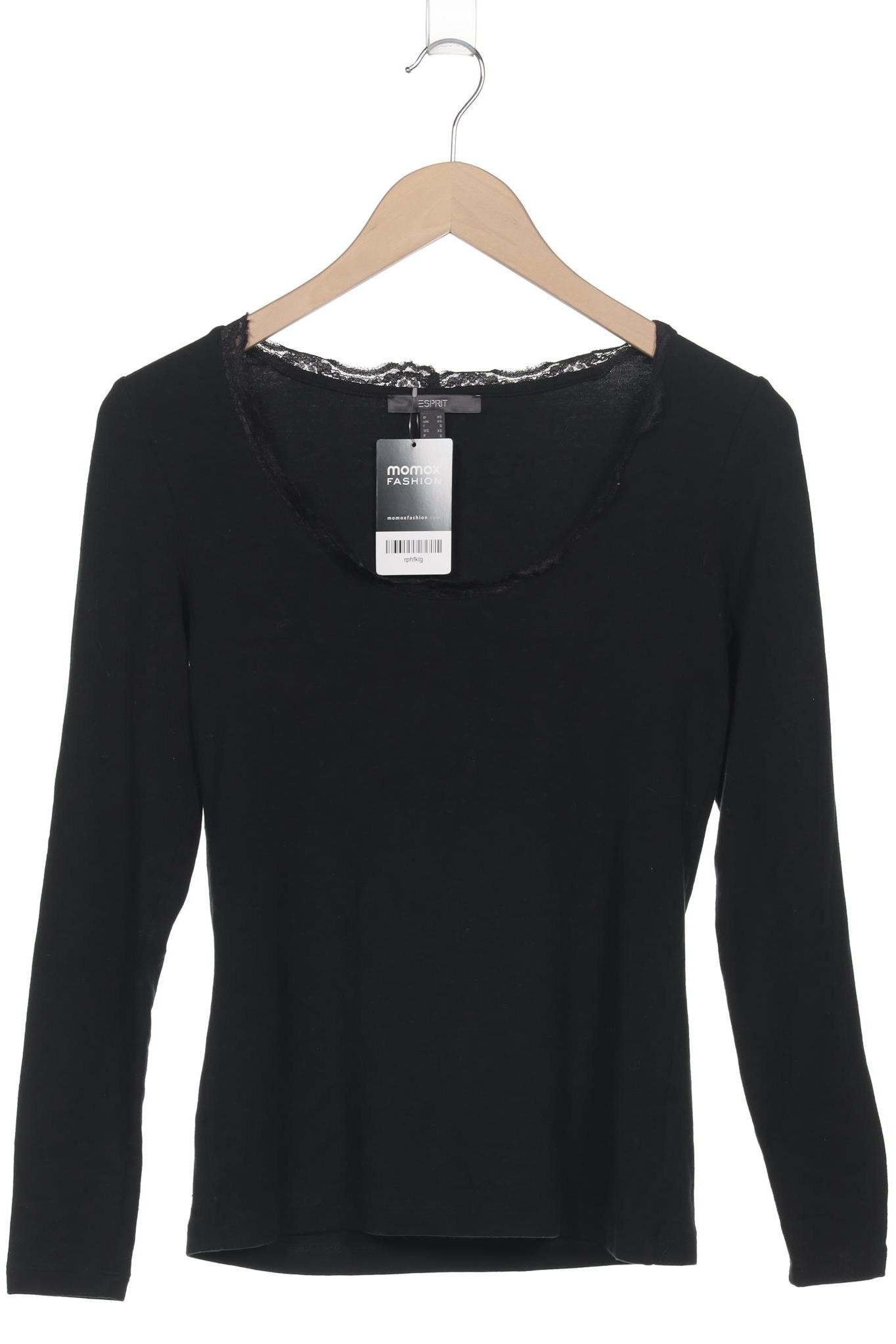 

Esprit Damen Langarmshirt, schwarz, Gr. 34