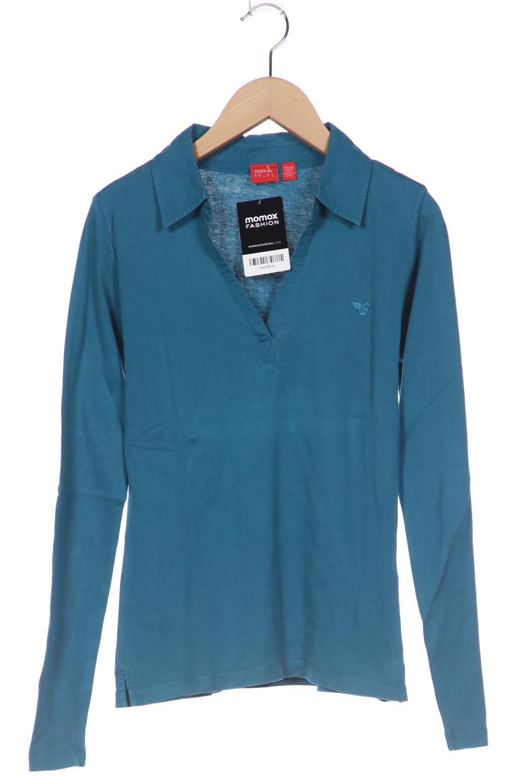 

Esprit Damen Langarmshirt, blau, Gr. 36