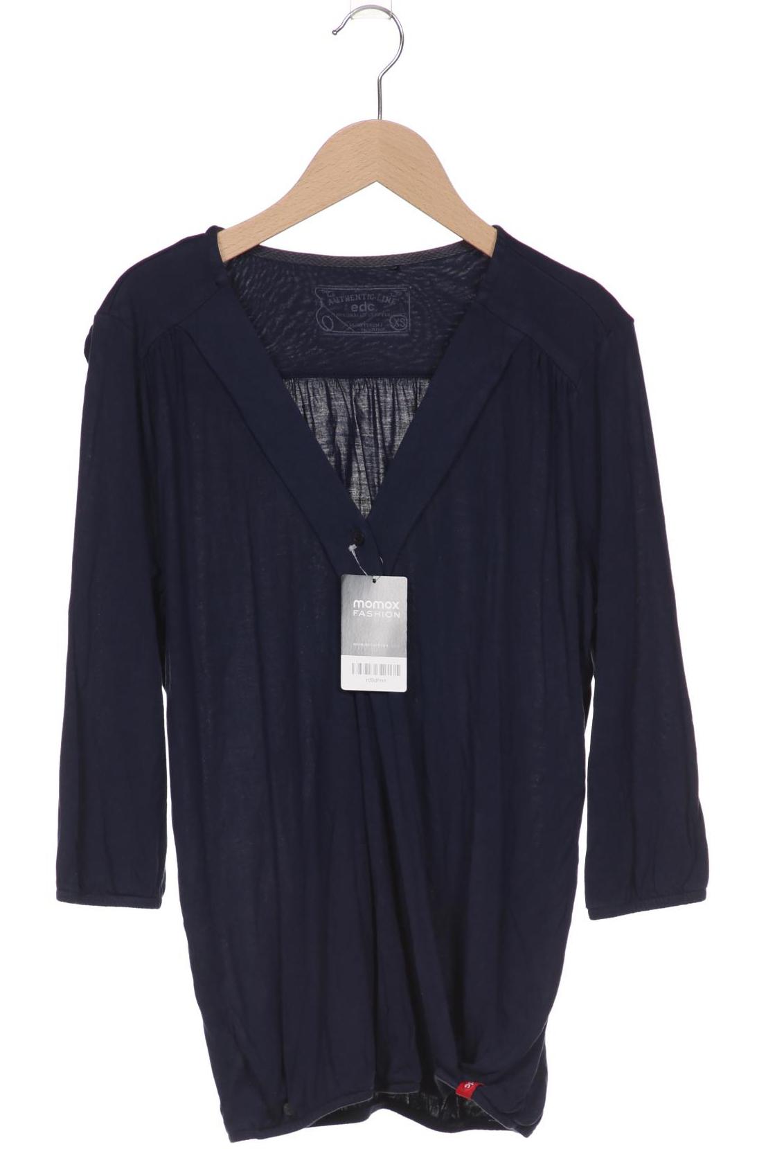 

Esprit Damen Langarmshirt, marineblau, Gr. 34