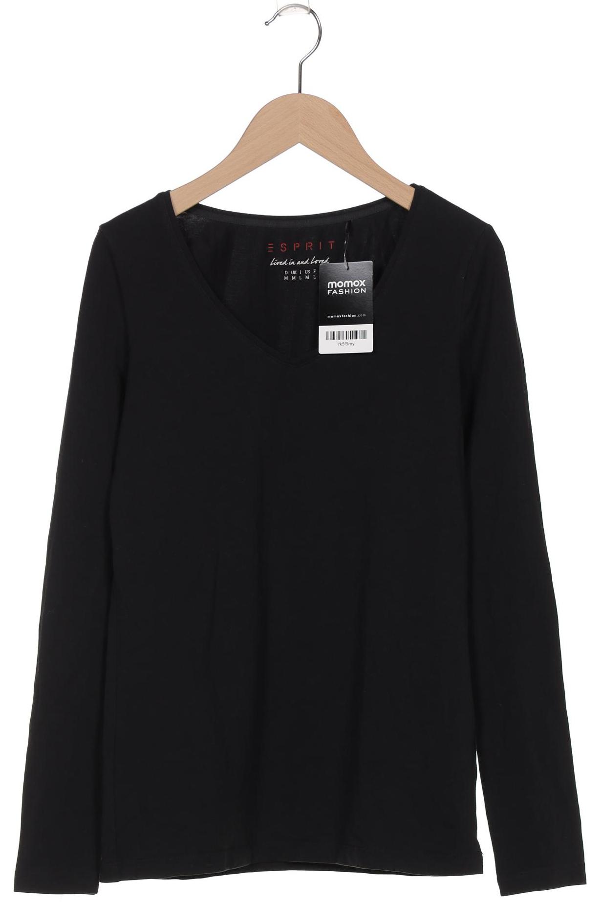 

Esprit Damen Langarmshirt, schwarz, Gr. 38