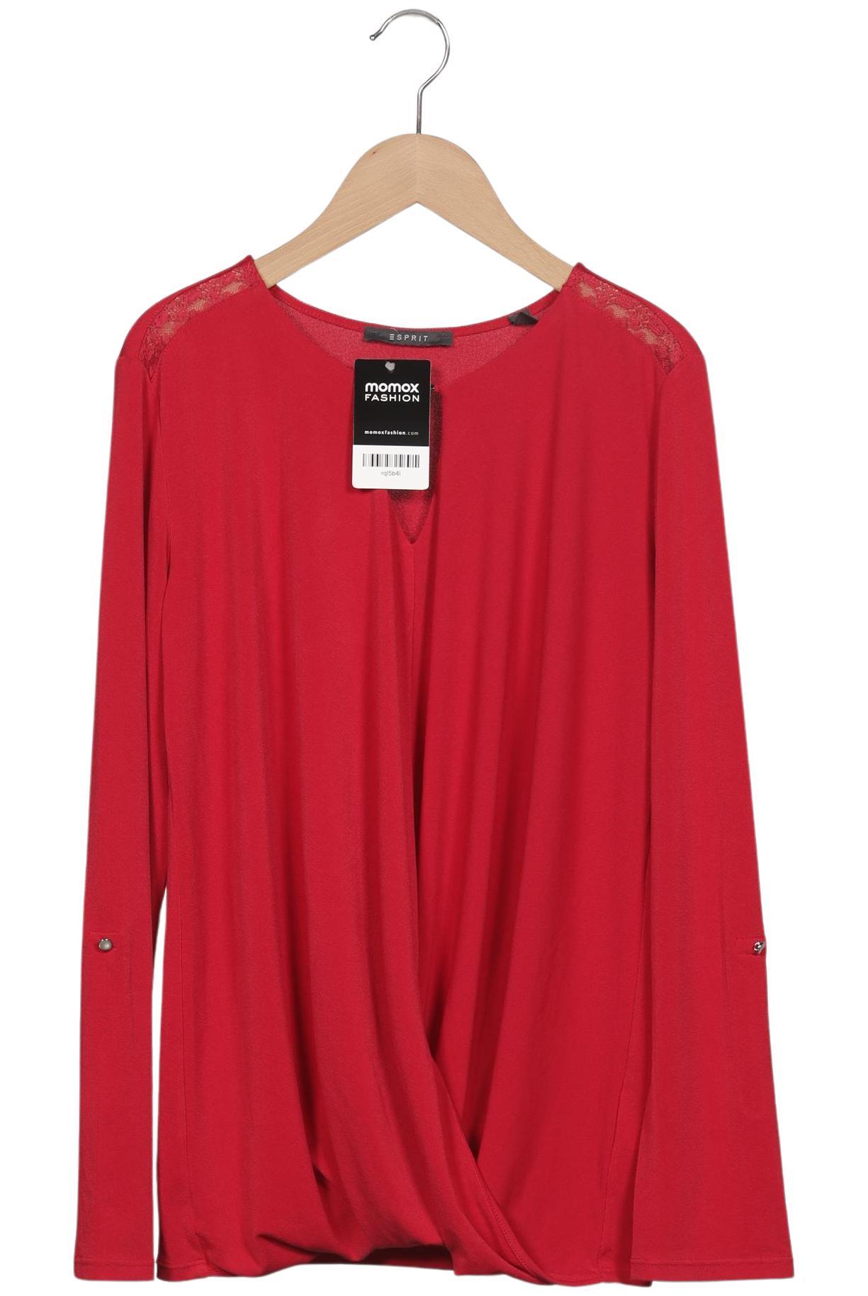 

Esprit Damen Langarmshirt, rot, Gr. 38