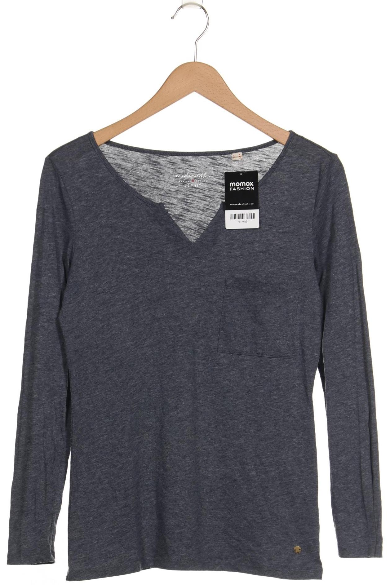 

Esprit Damen Langarmshirt, marineblau, Gr. 38