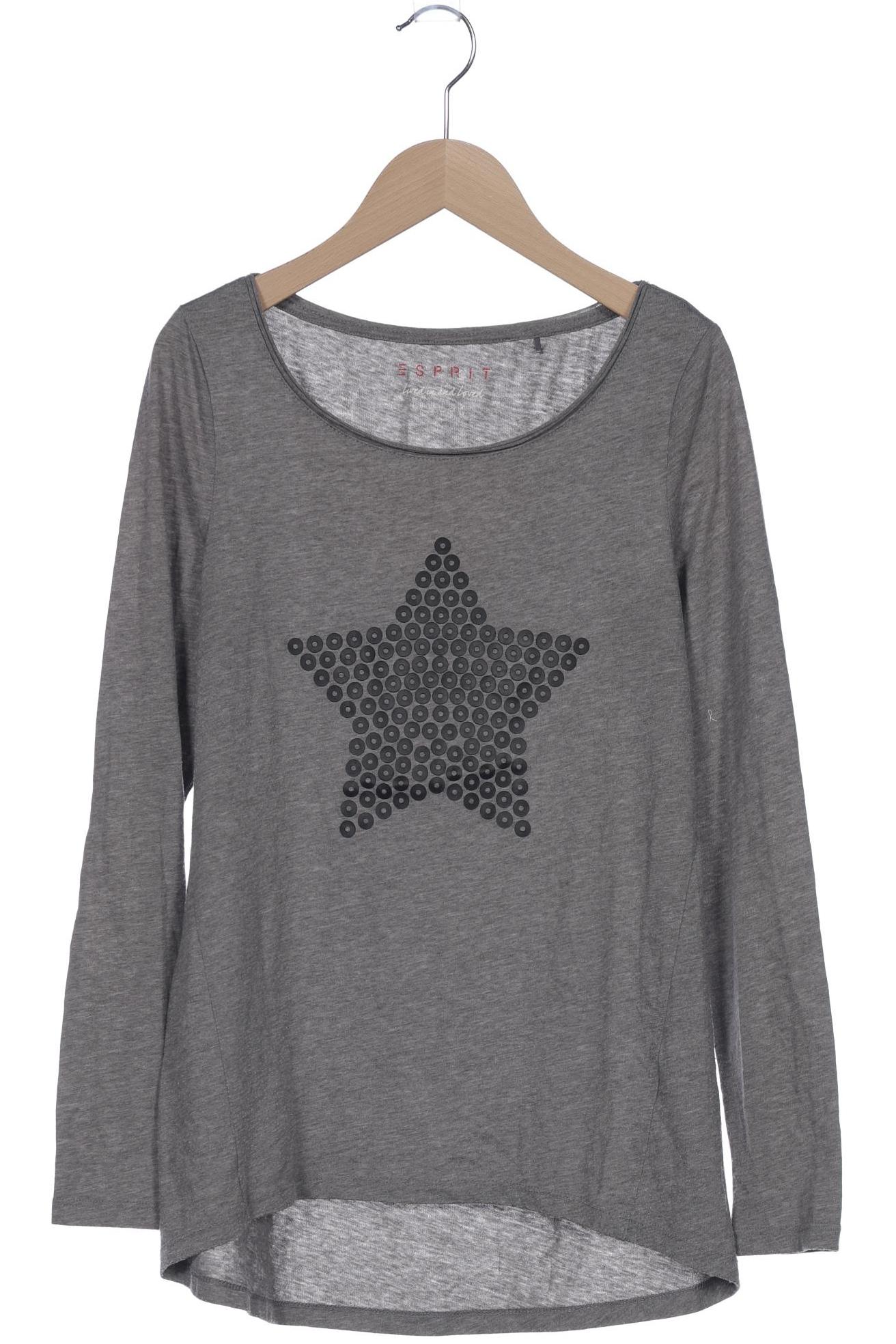 

Esprit Damen Langarmshirt, grau, Gr. 36