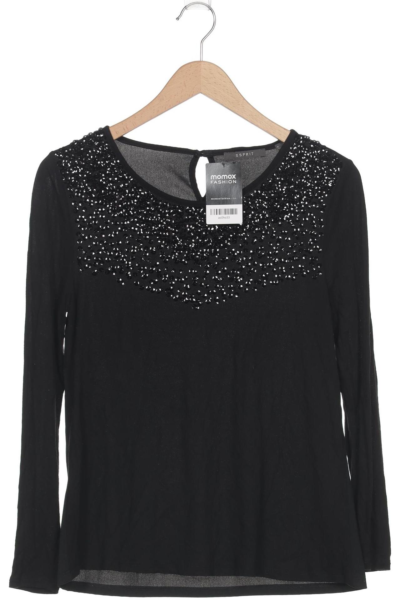 

Esprit Damen Langarmshirt, schwarz, Gr. 36