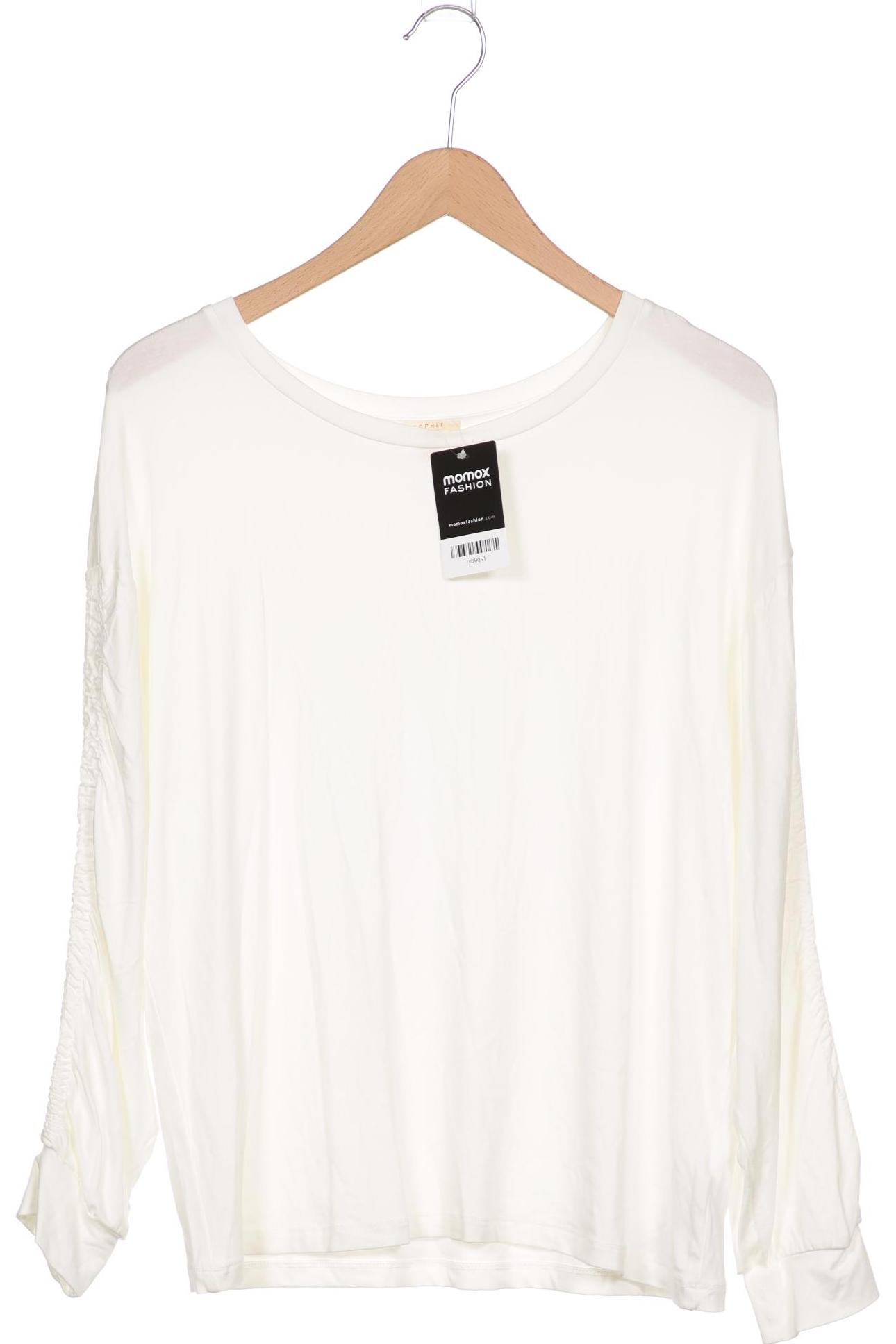 

Esprit Damen Langarmshirt, weiß, Gr. 44