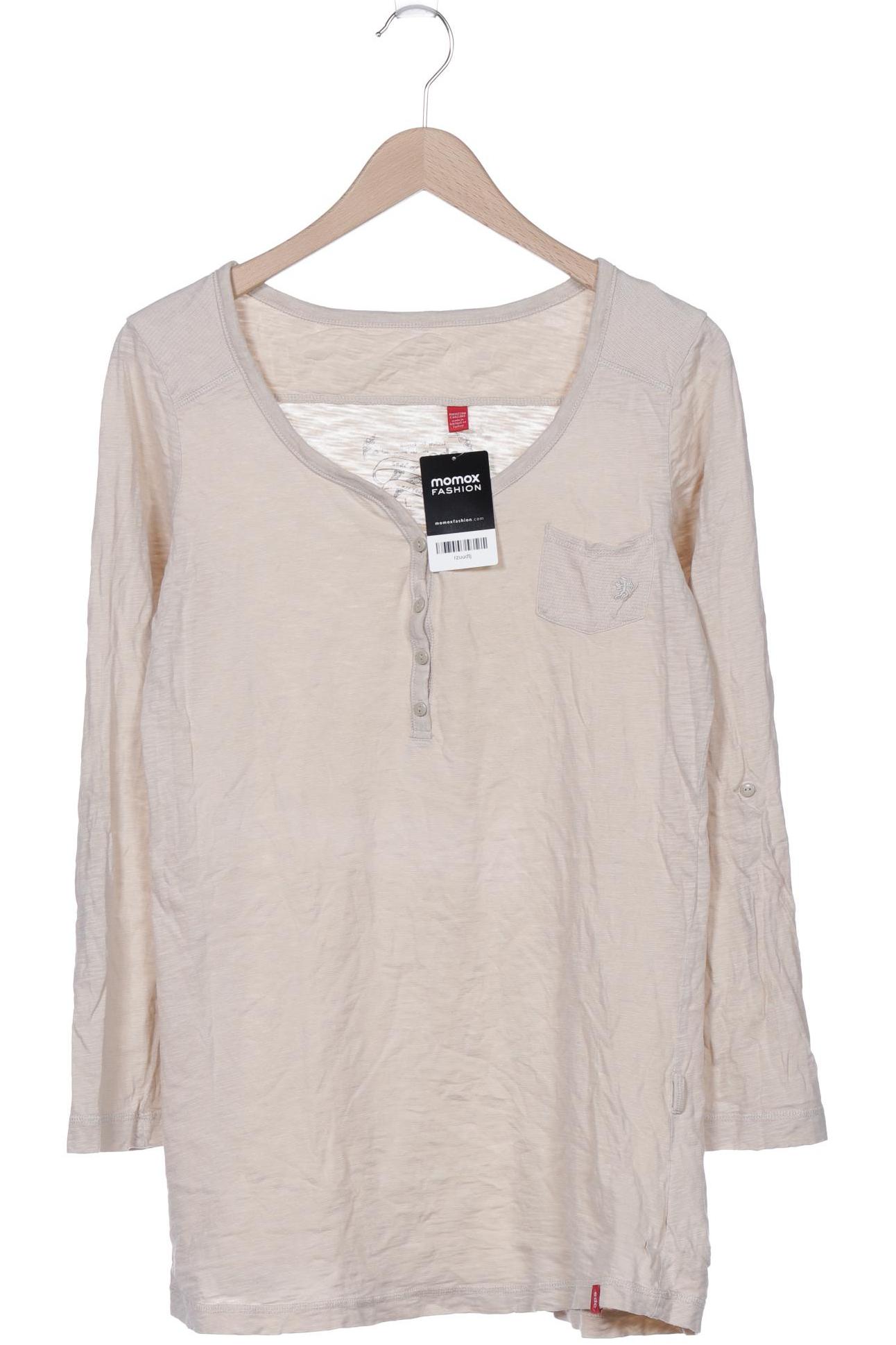 

Esprit Damen Langarmshirt, beige, Gr. 42