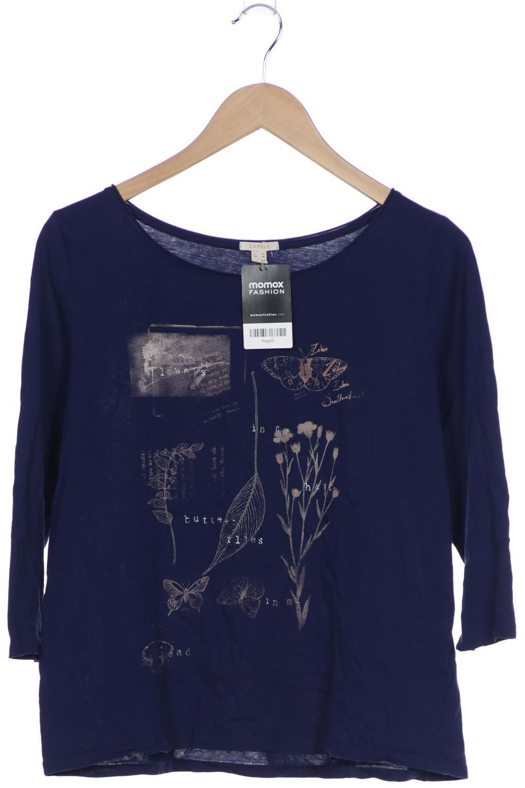 

Esprit Damen Langarmshirt, marineblau, Gr. 38