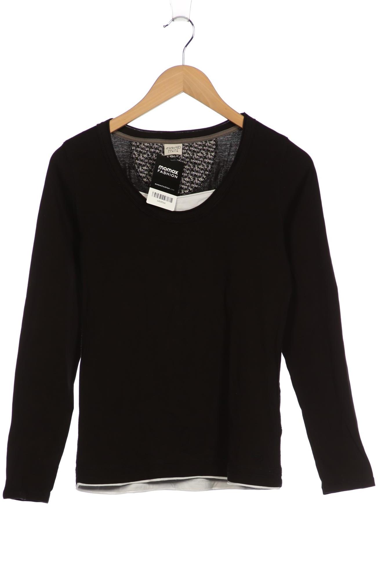 

Esprit Damen Langarmshirt, schwarz, Gr. 42