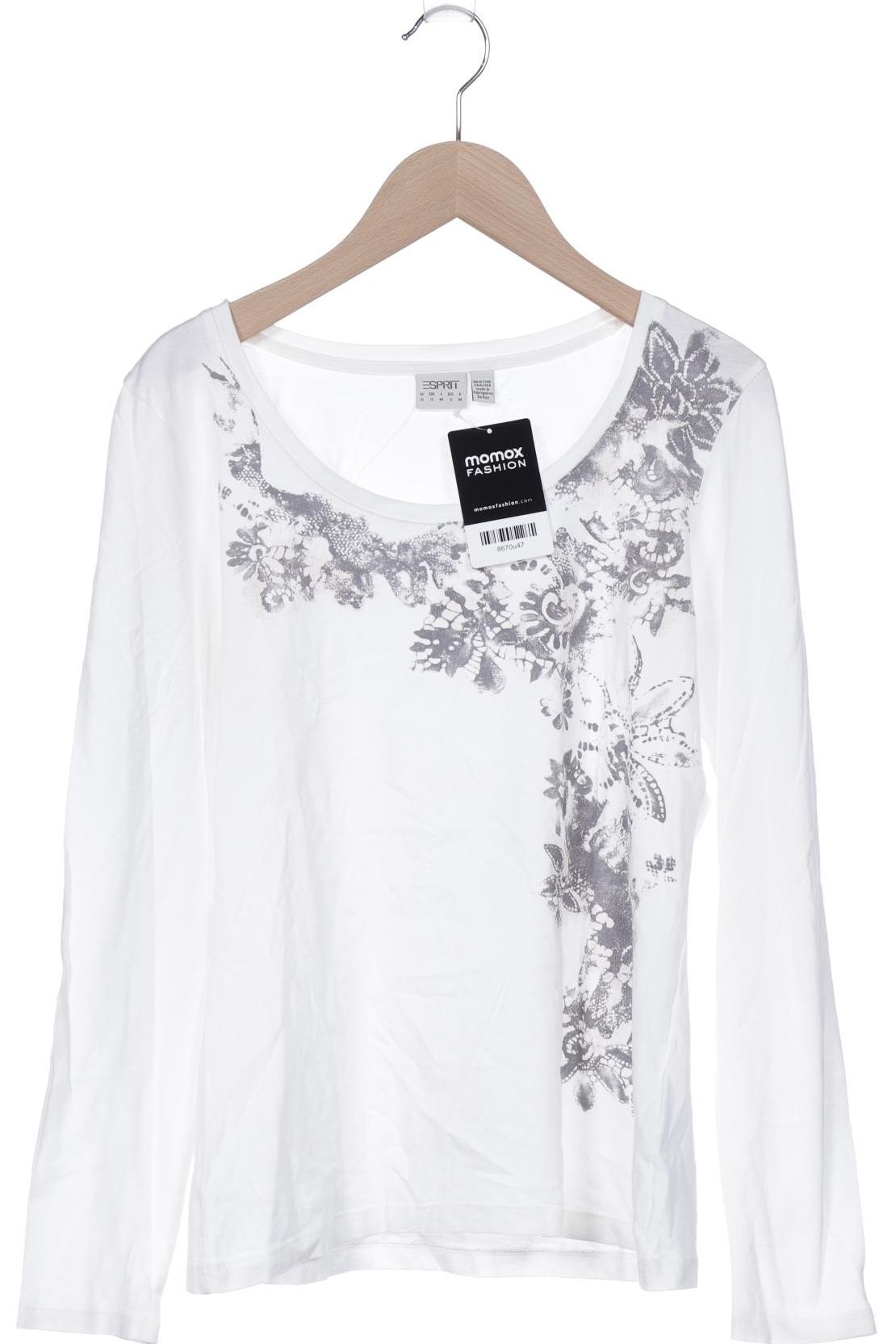 

Esprit Damen Langarmshirt, weiß, Gr. 36