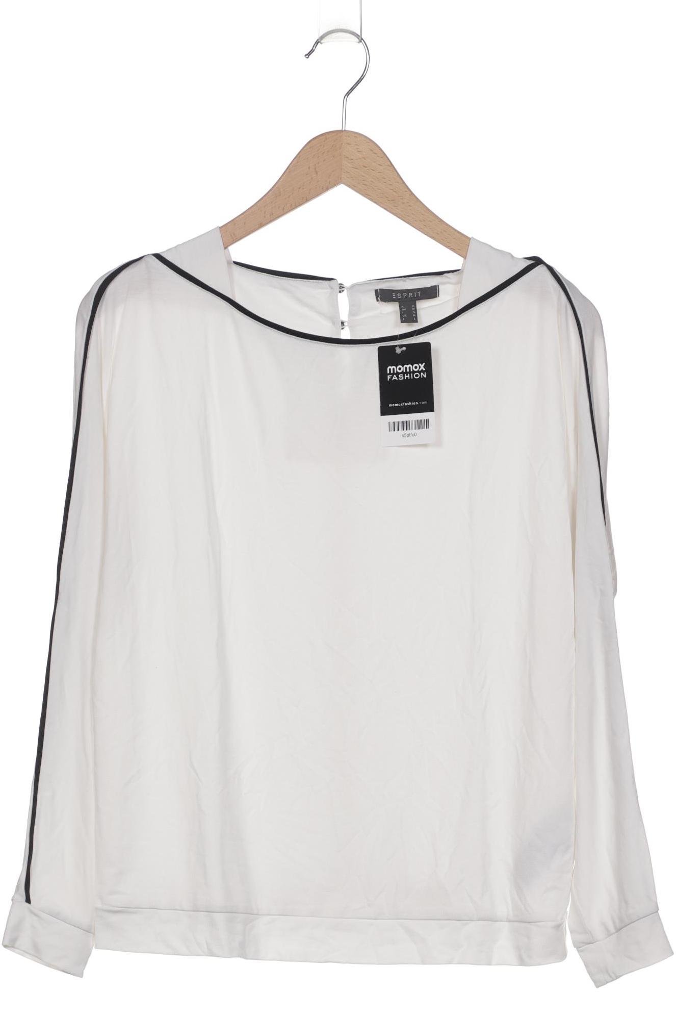 

Esprit Damen Langarmshirt, weiß, Gr. 38