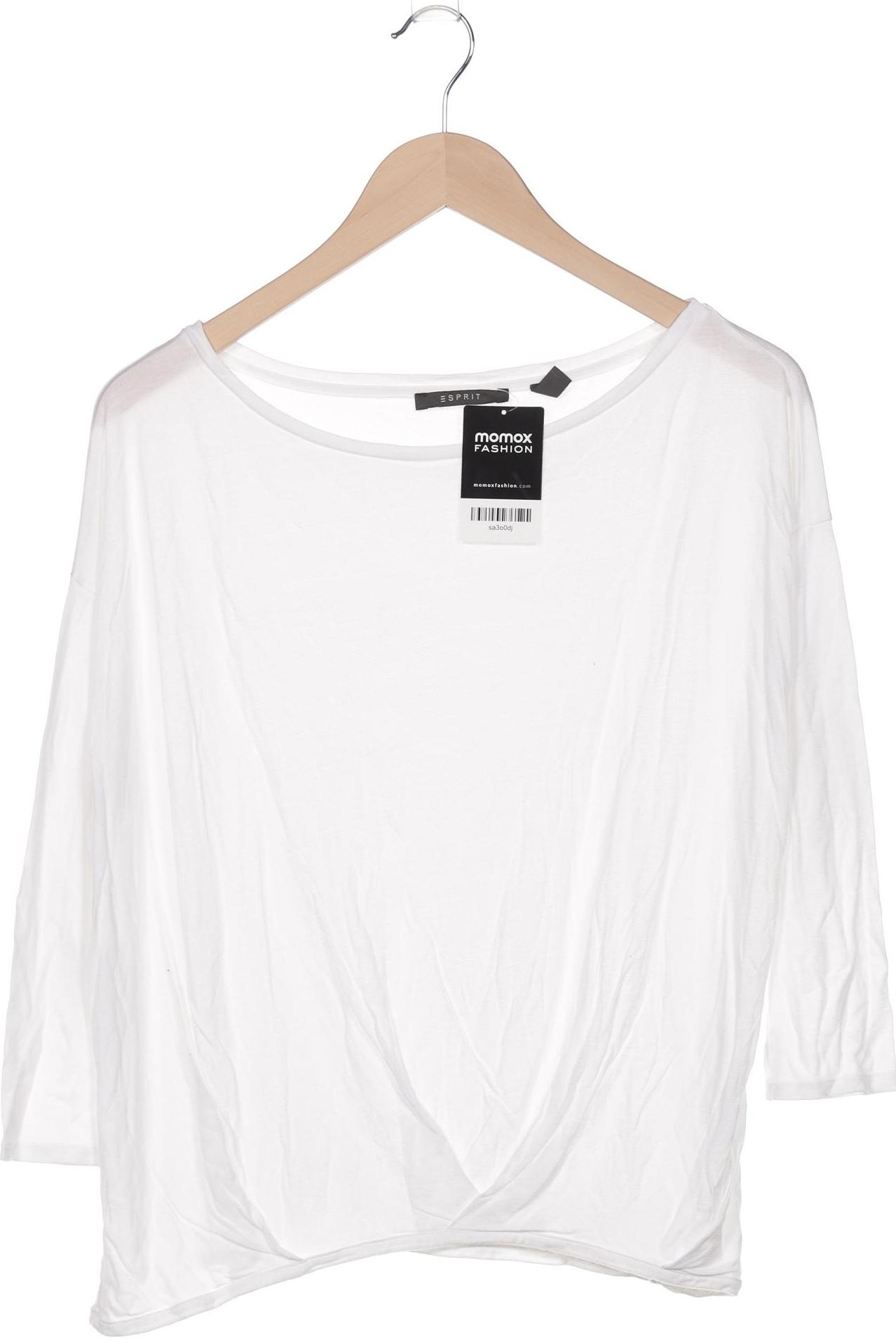 

Esprit Damen Langarmshirt, weiß, Gr. 36