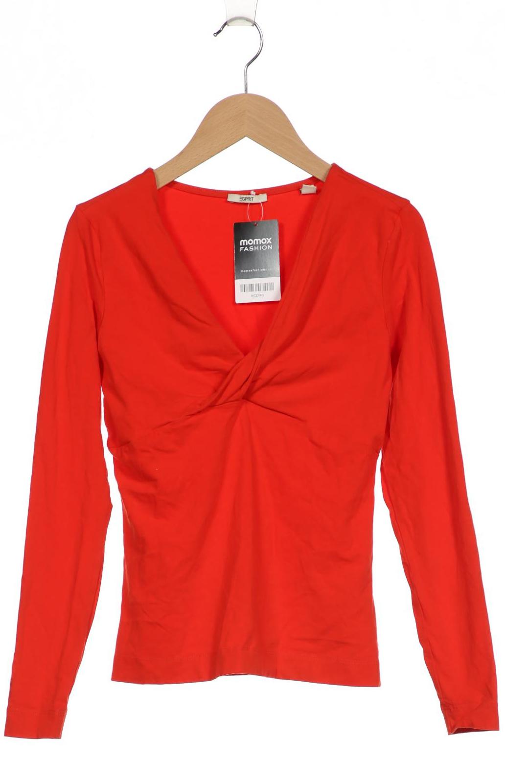 

Esprit Damen Langarmshirt, rot, Gr. 34