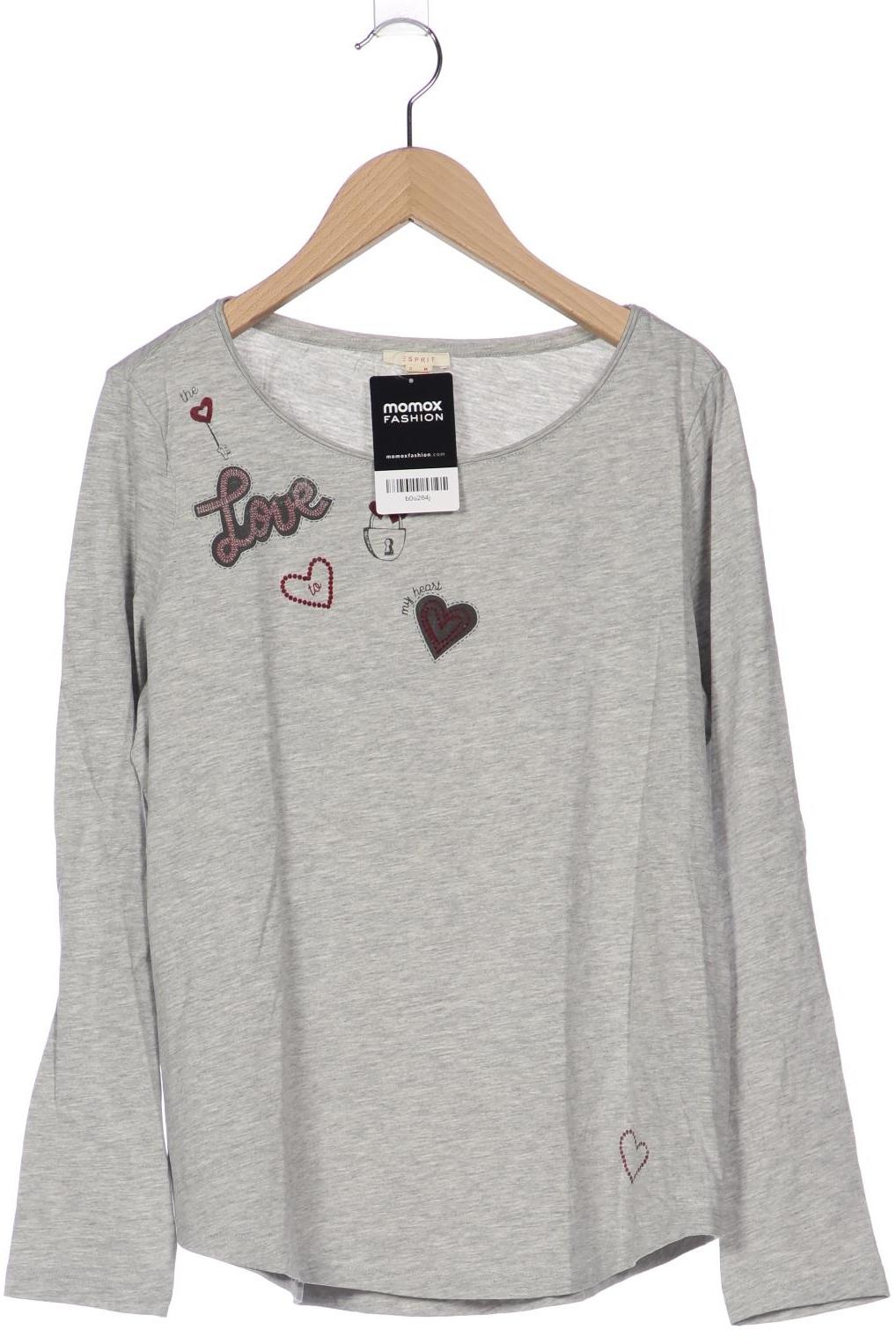 

Esprit Damen Langarmshirt, grau, Gr. 38