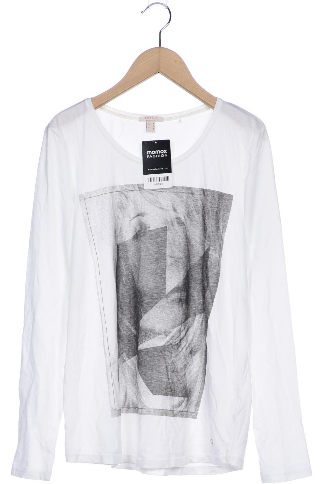

Esprit Damen Langarmshirt, weiß, Gr. 38