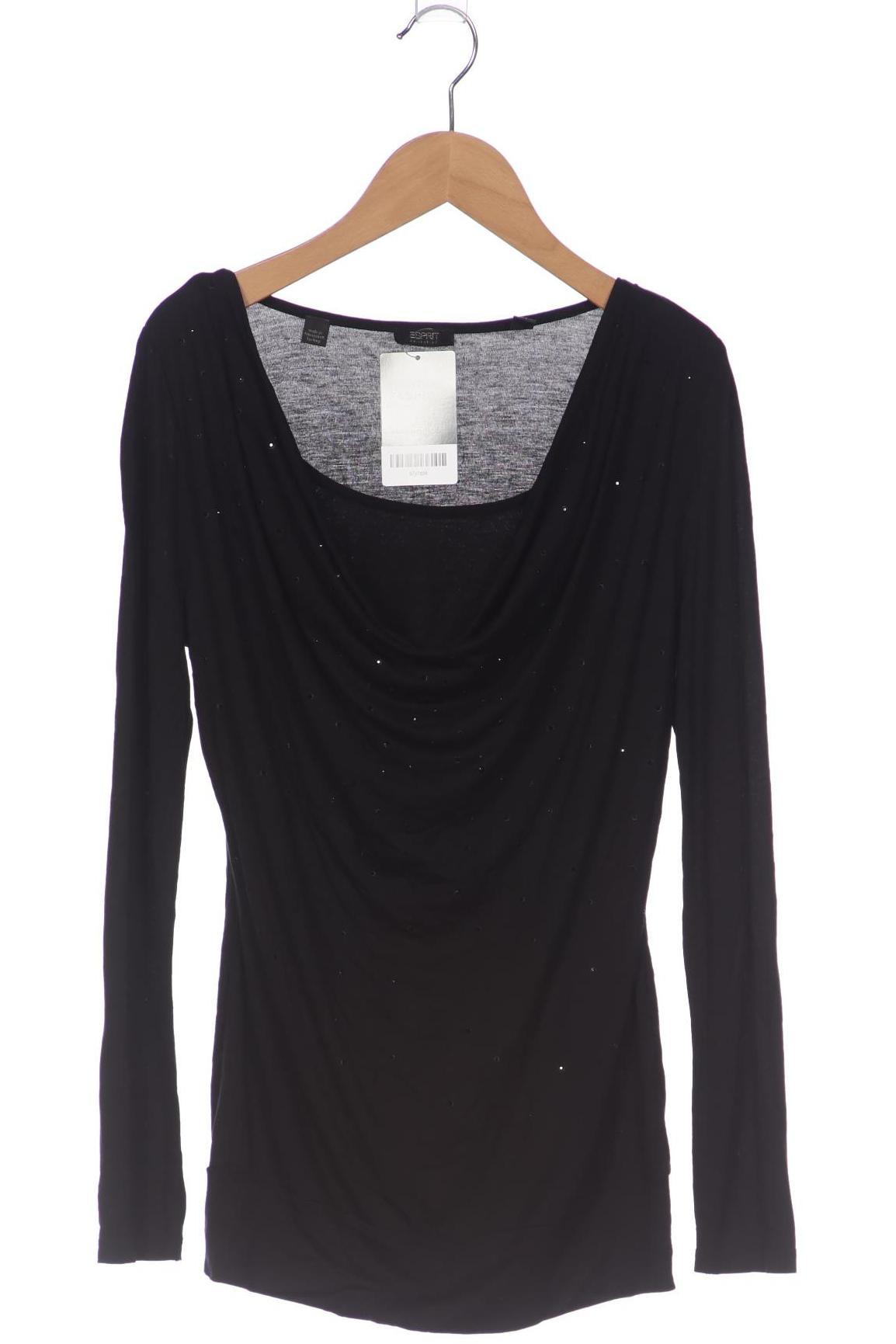 

Esprit Damen Langarmshirt, schwarz, Gr. 34
