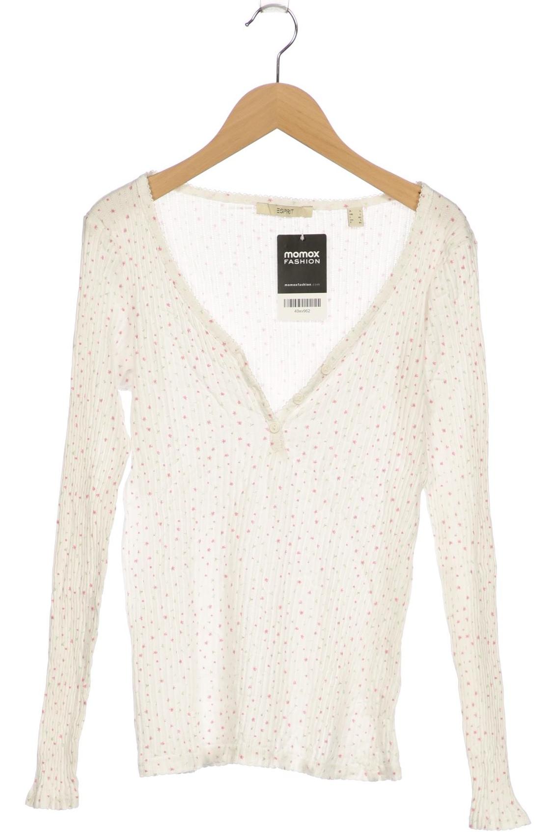

Esprit Damen Langarmshirt, weiß, Gr. 42