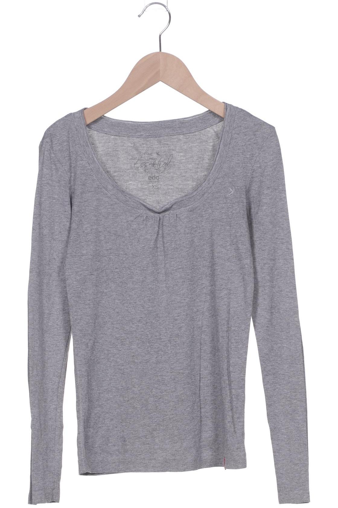 

Esprit Damen Langarmshirt, grau, Gr. 34