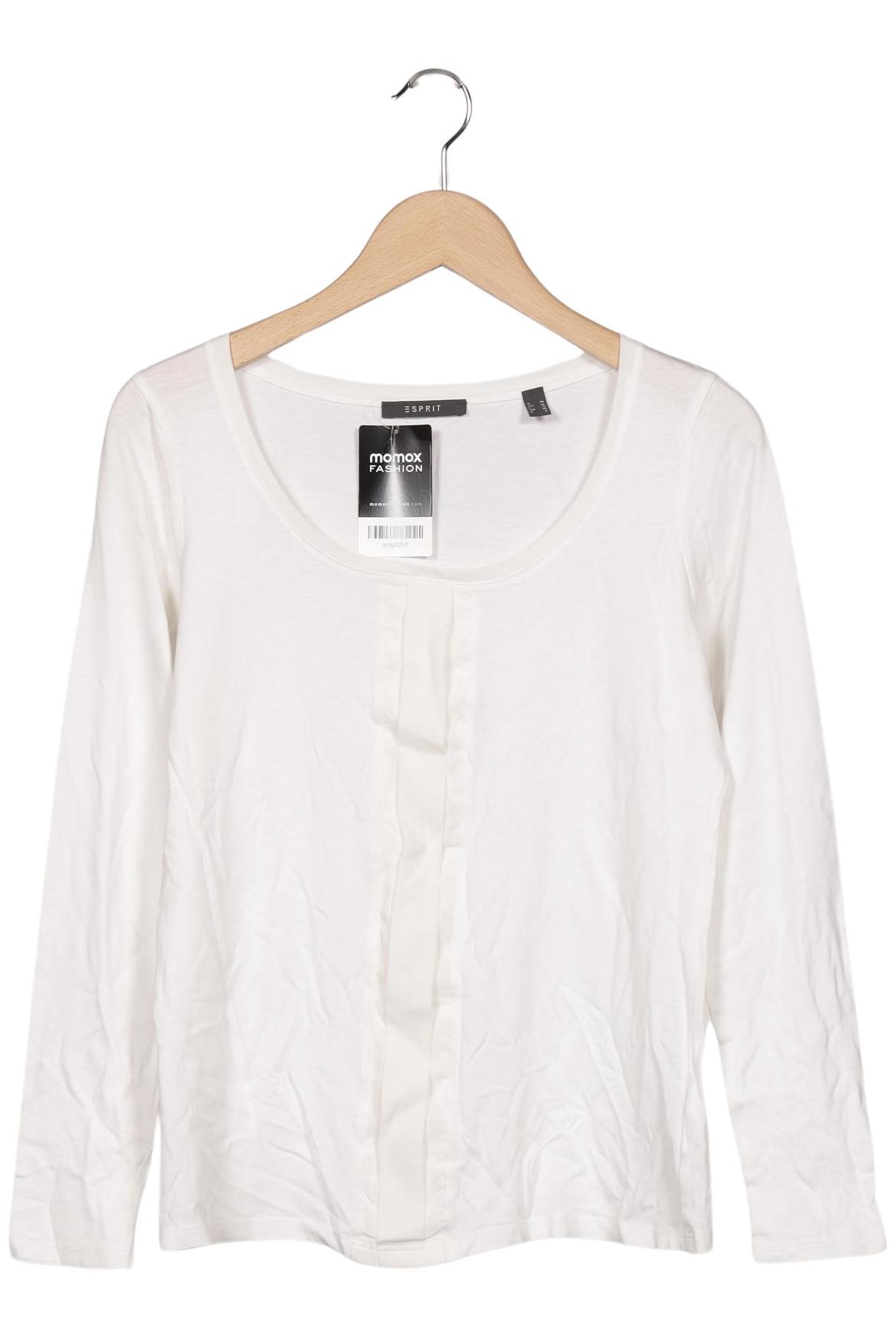 

Esprit Damen Langarmshirt, weiß, Gr. 38
