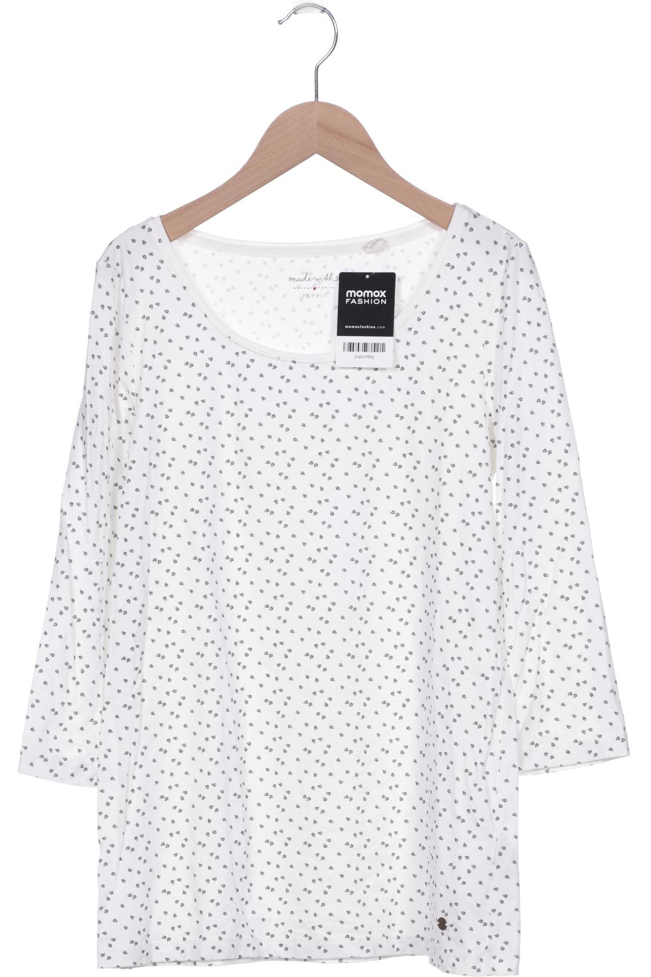 

Esprit Damen Langarmshirt, weiß, Gr. 42