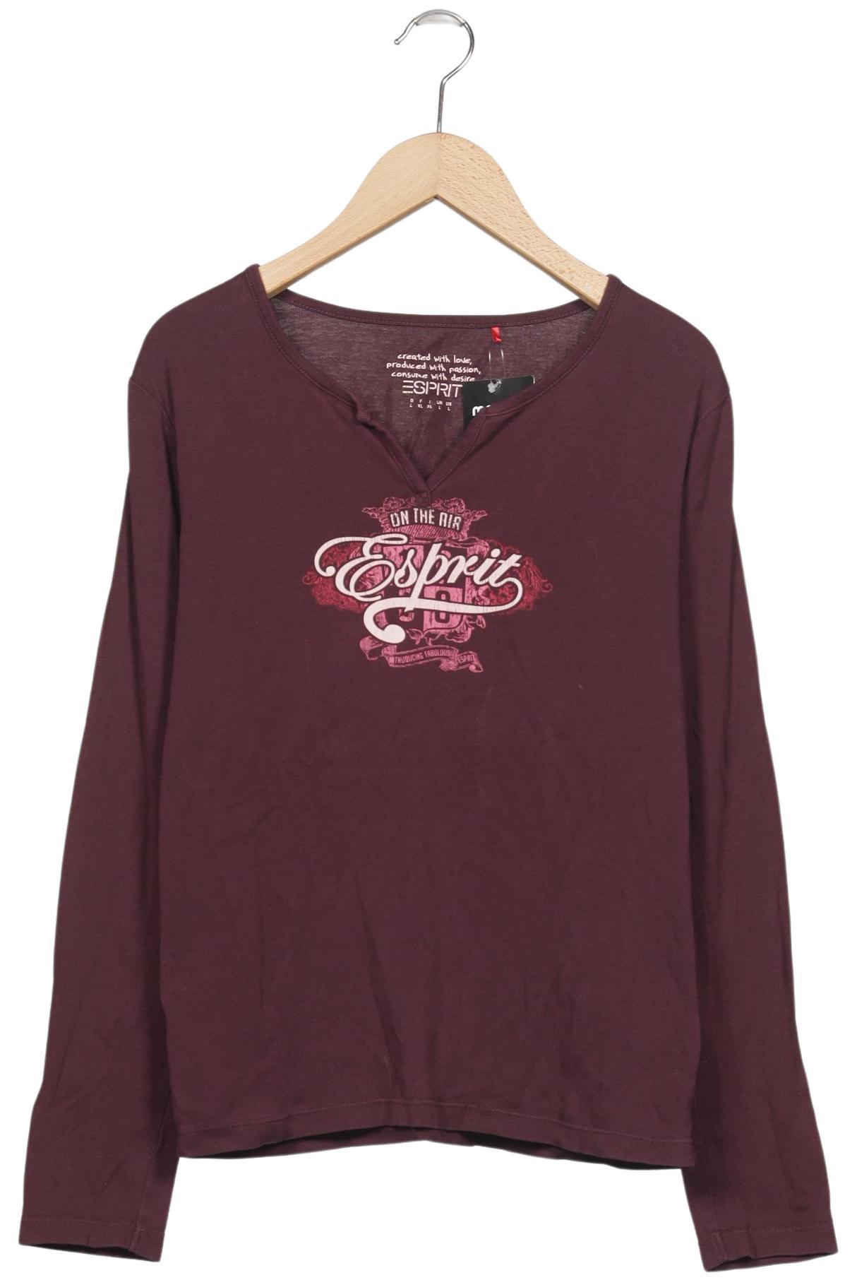 

Esprit Damen Langarmshirt, bordeaux, Gr. 42