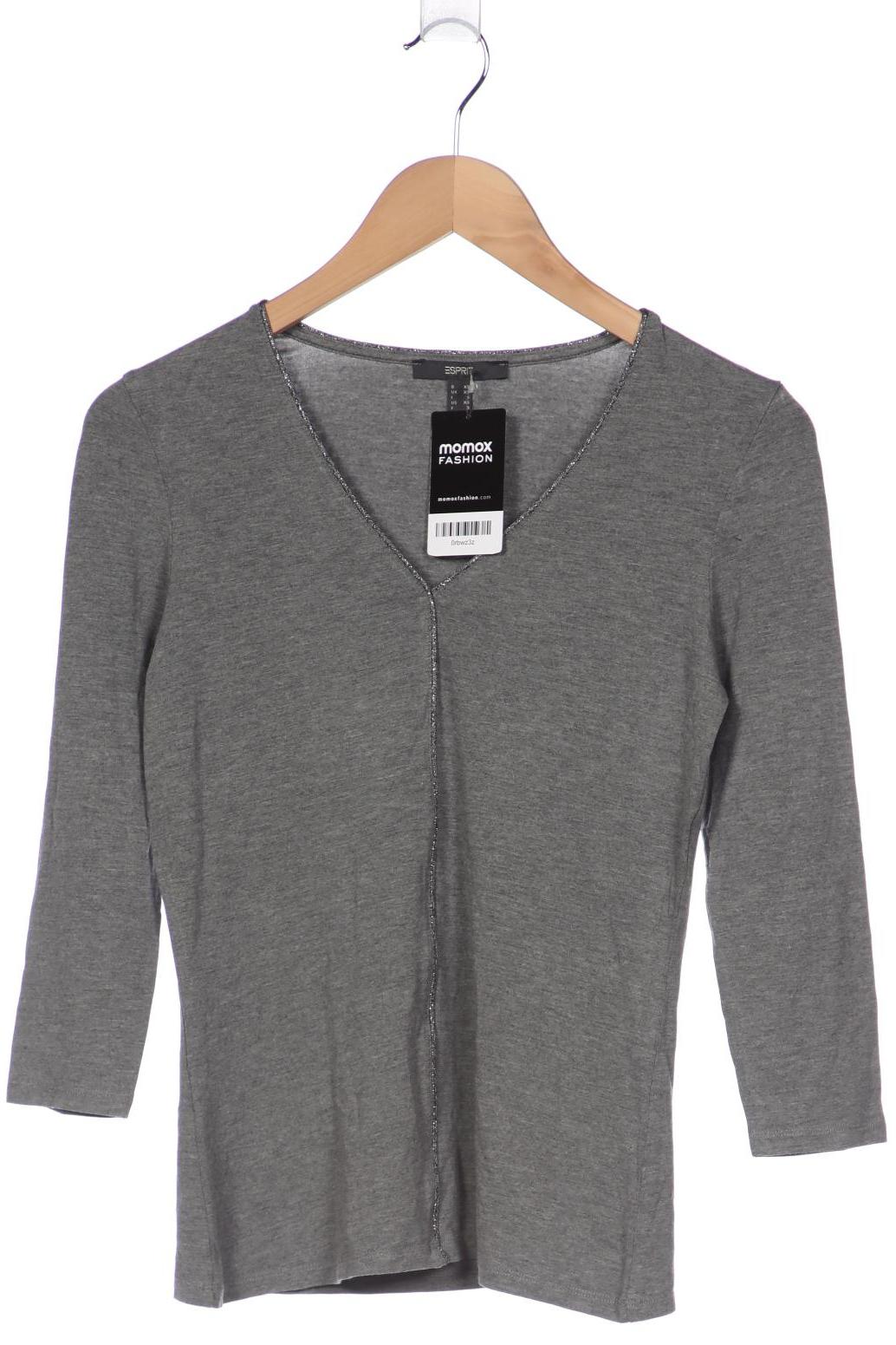 

Esprit Damen Langarmshirt, grau, Gr. 34