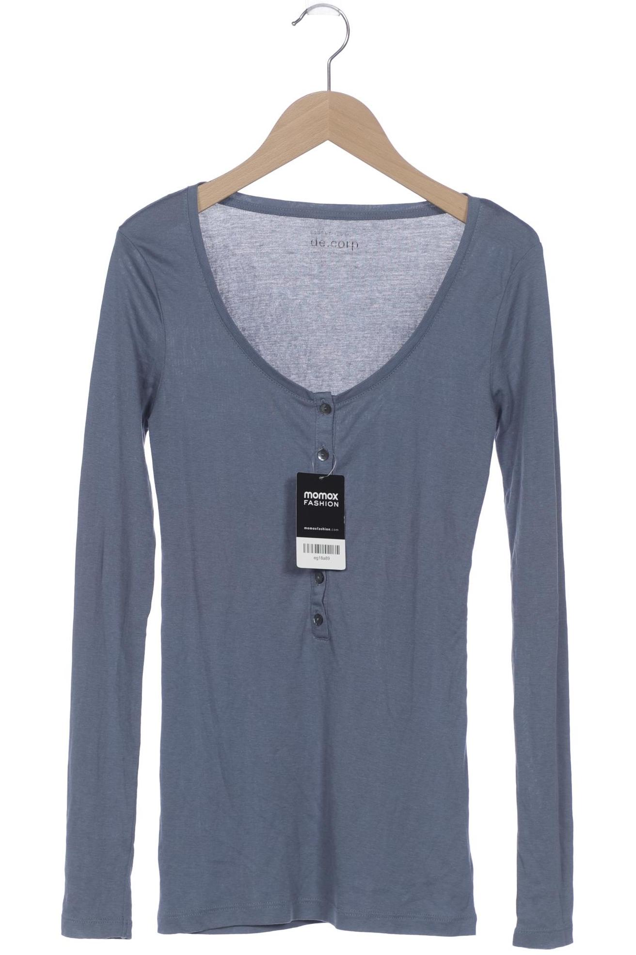 

Esprit Damen Langarmshirt, blau, Gr. 36