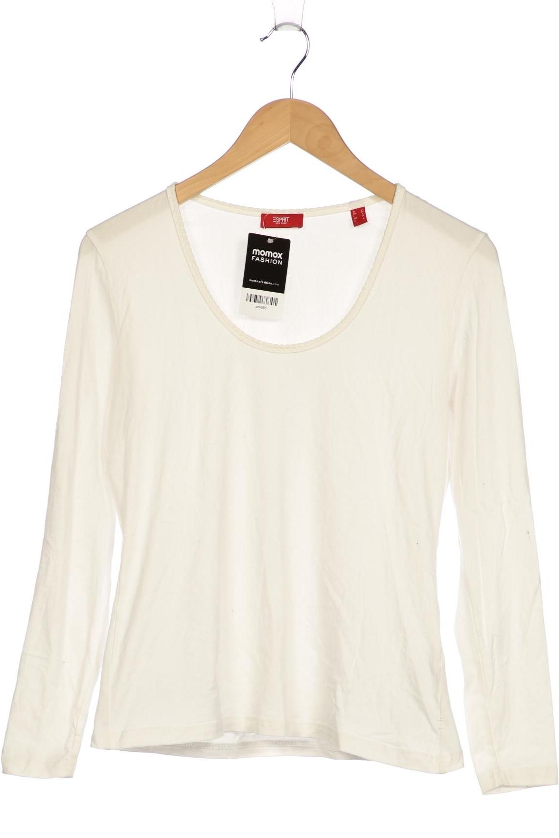 

Esprit Damen Langarmshirt, weiß, Gr. 38
