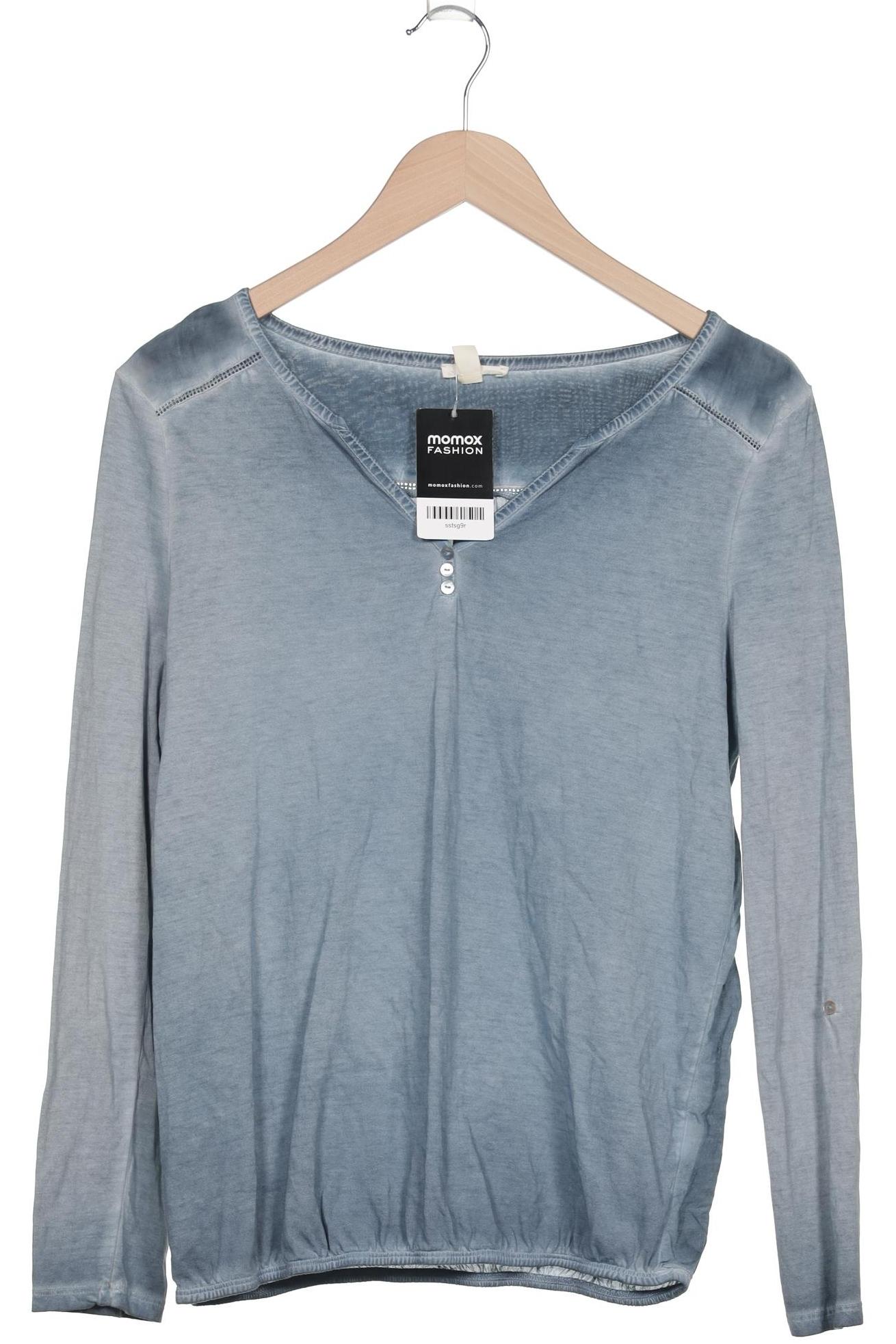 

Esprit Damen Langarmshirt, blau, Gr. 38