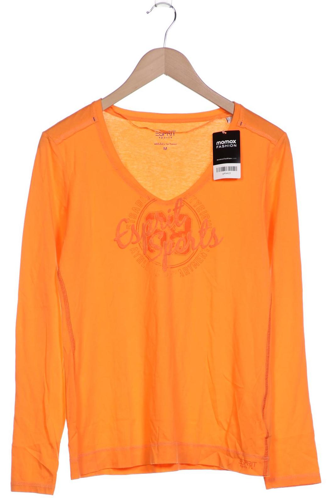 

Esprit Damen Langarmshirt, orange, Gr. 38
