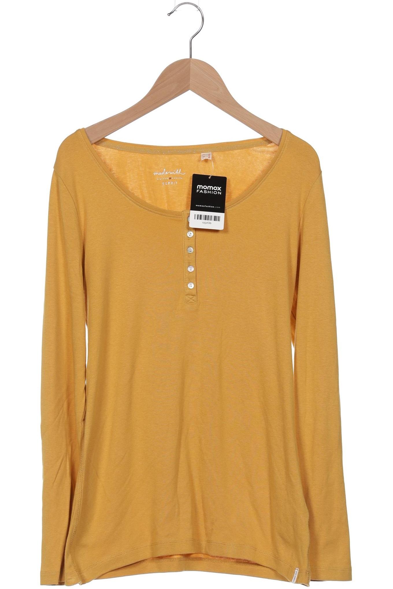 

Esprit Damen Langarmshirt, orange, Gr. 36