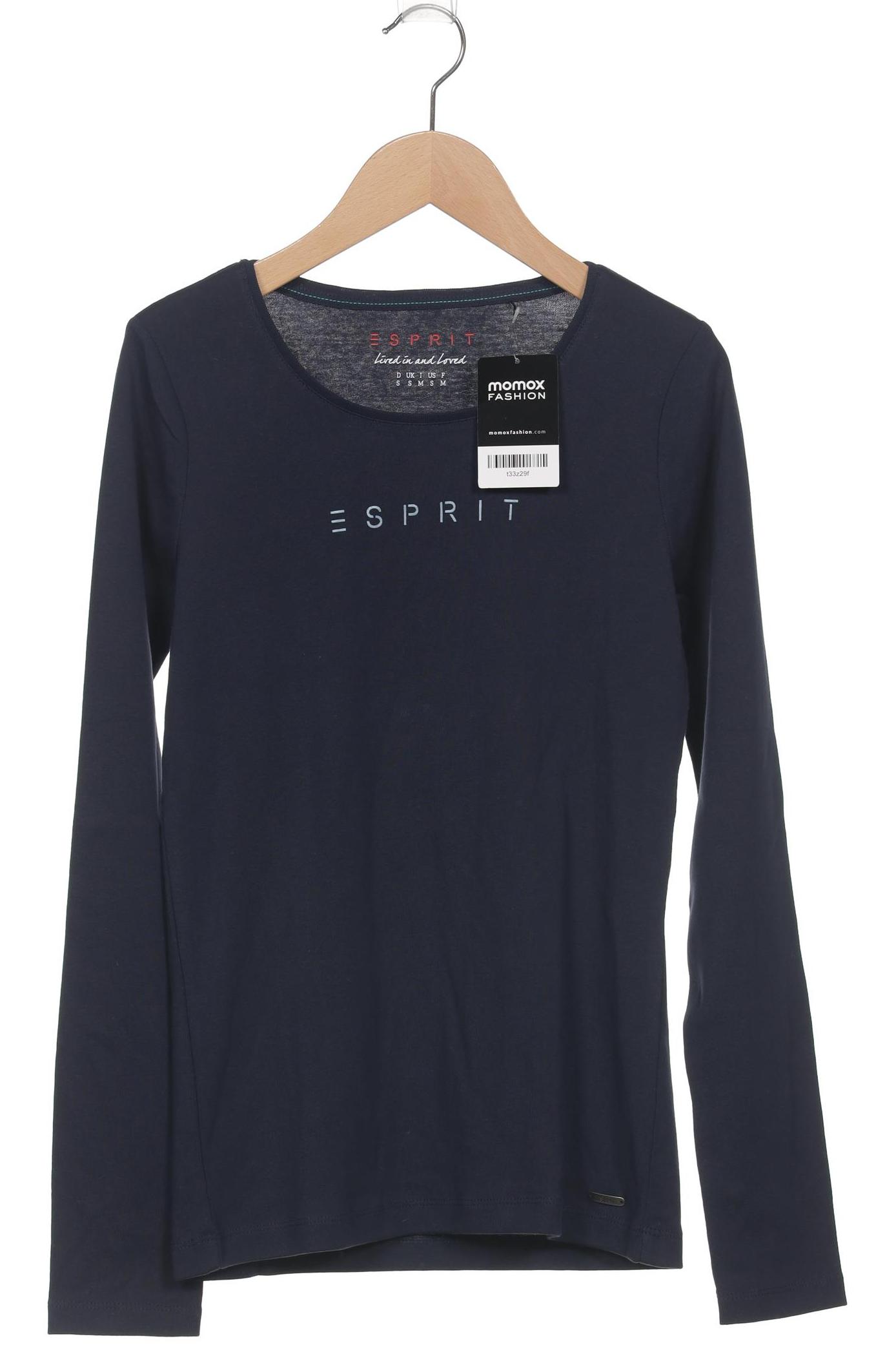

Esprit Damen Langarmshirt, marineblau, Gr. 36