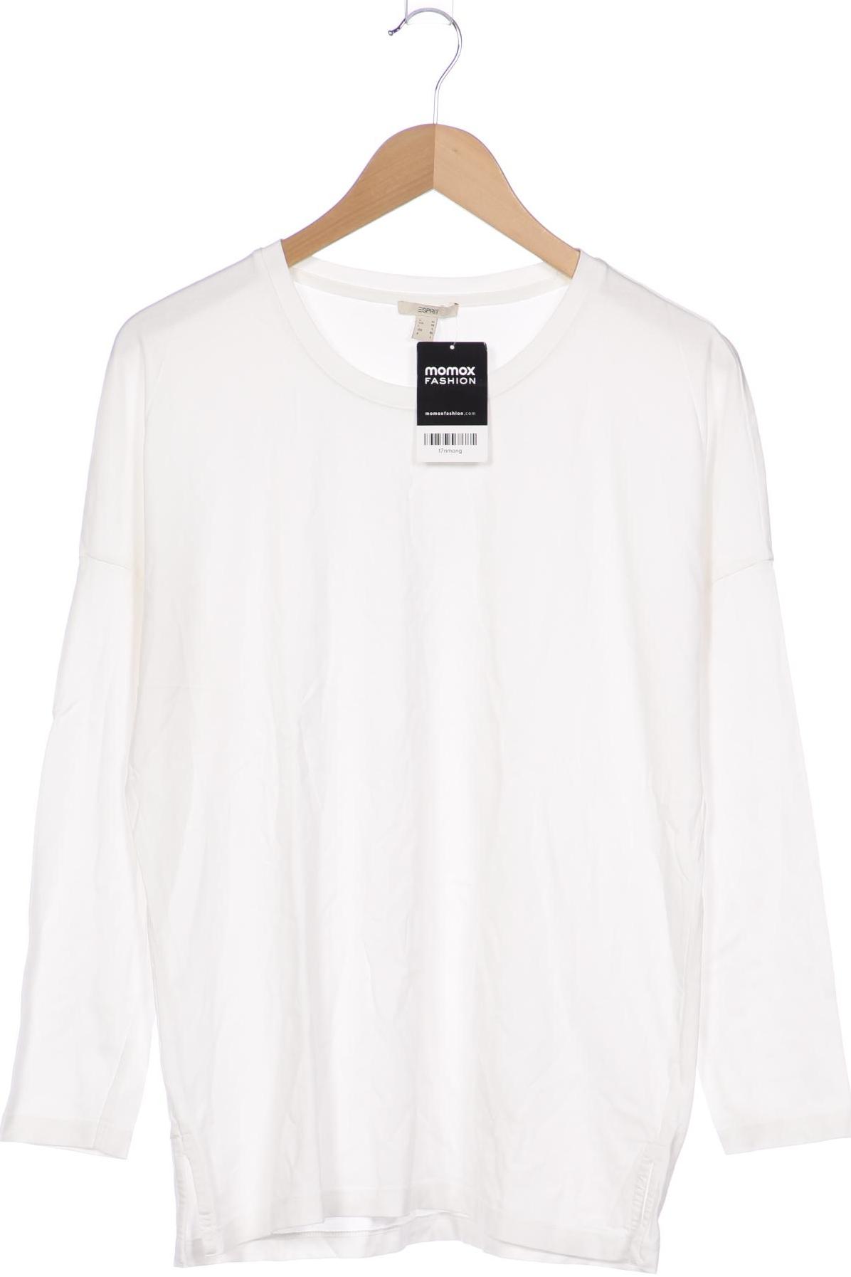 

Esprit Damen Langarmshirt, weiß, Gr. 38