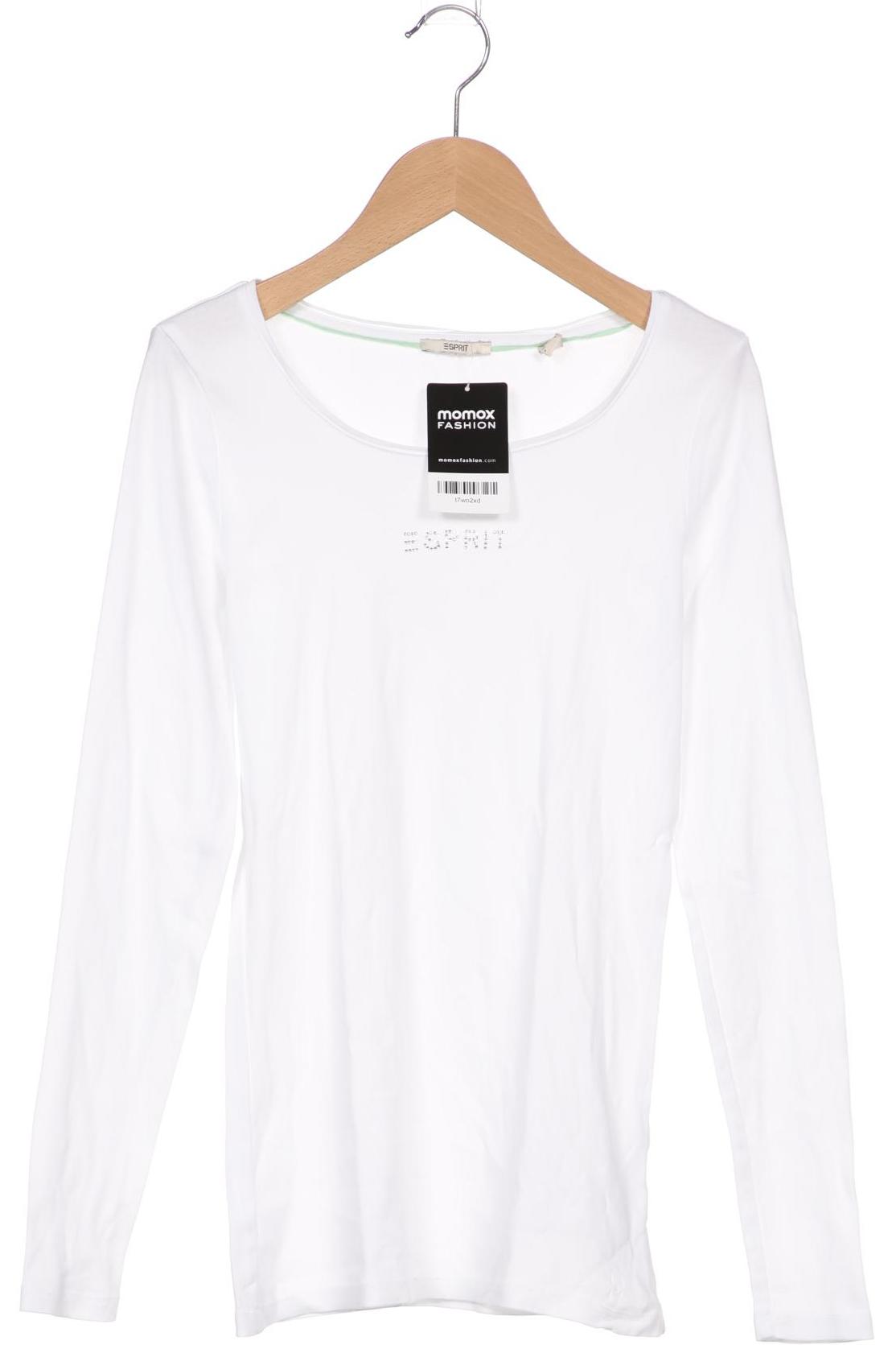 

Esprit Damen Langarmshirt, weiß, Gr. 38