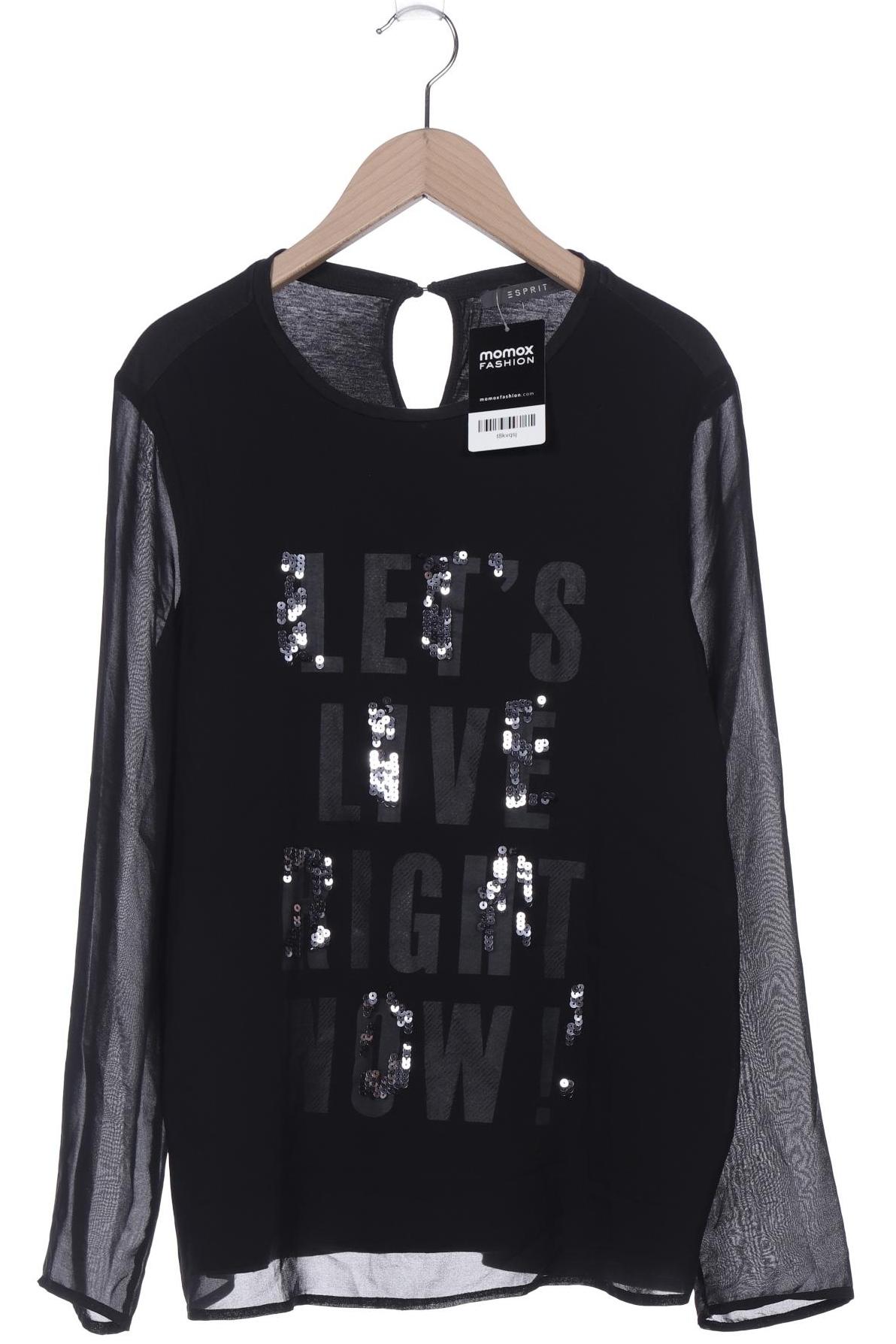 

Esprit Damen Langarmshirt, schwarz, Gr. 38