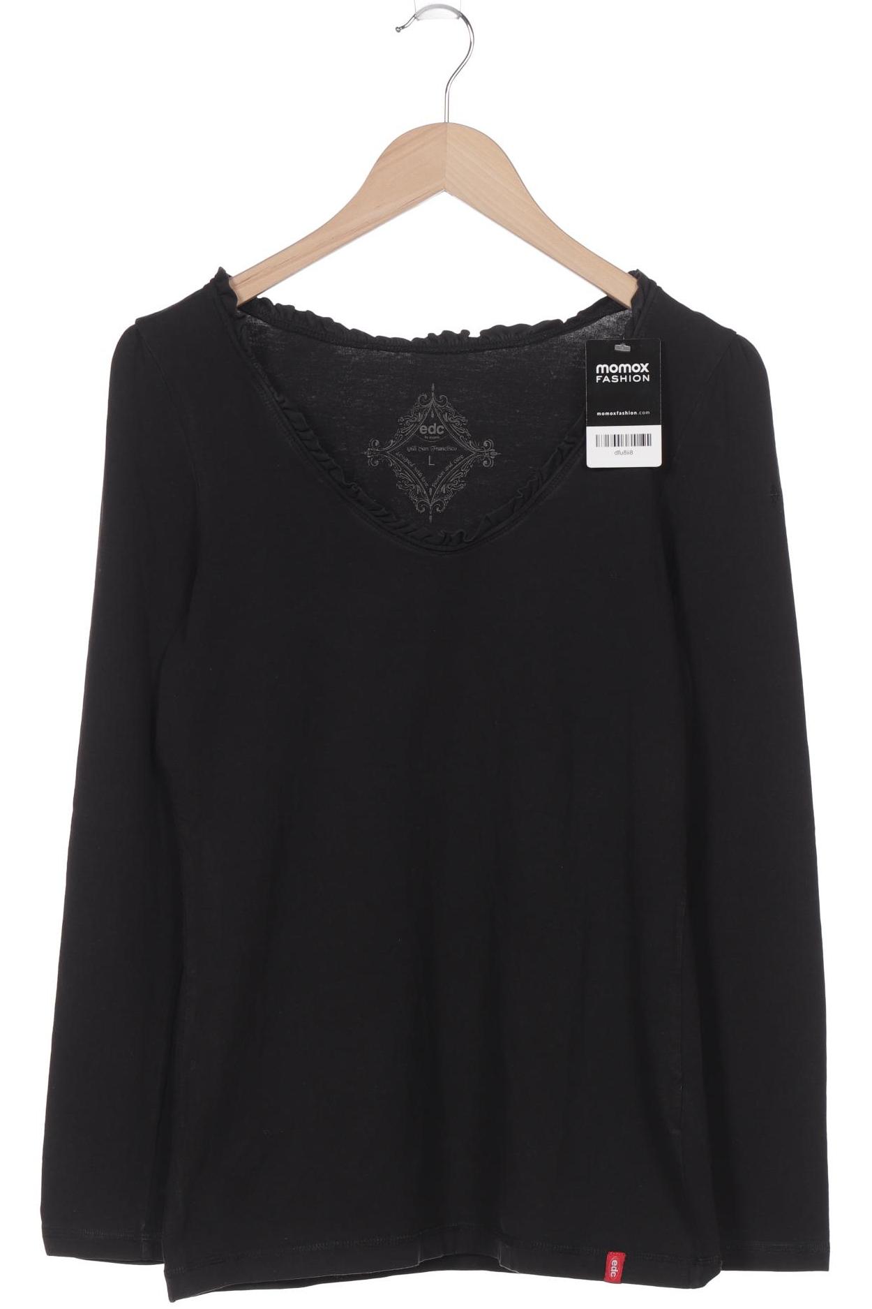 

Esprit Damen Langarmshirt, schwarz, Gr. 42