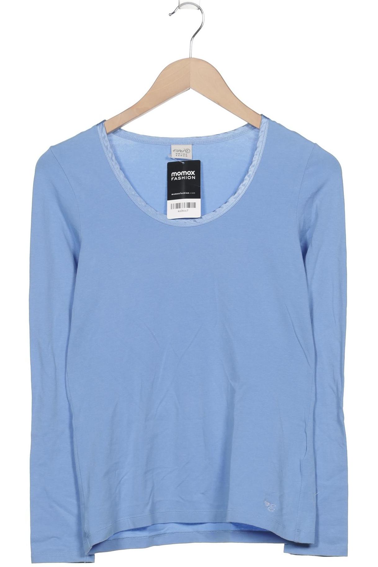 

Esprit Damen Langarmshirt, blau, Gr. 36