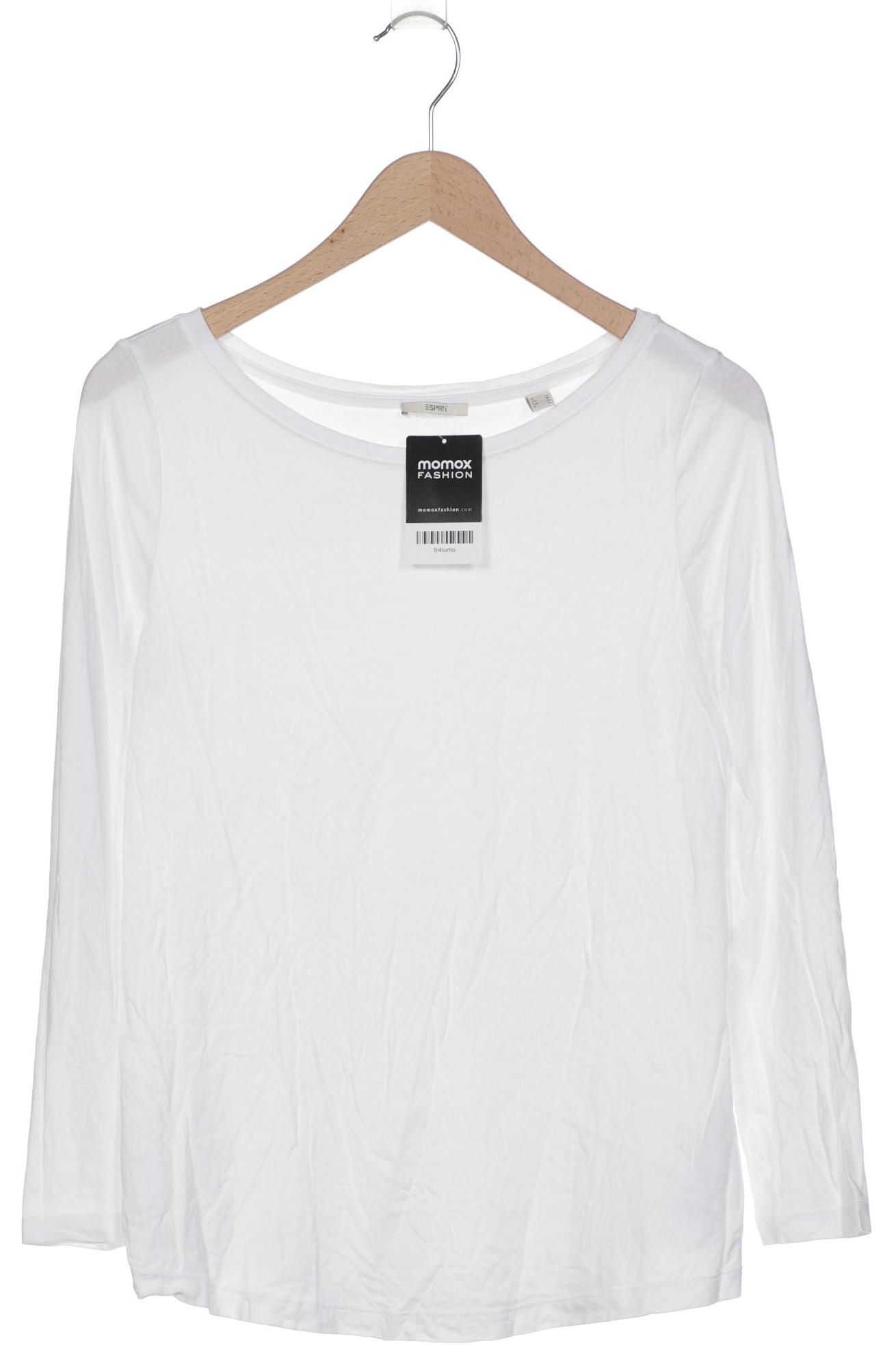 

Esprit Damen Langarmshirt, weiß, Gr. 38