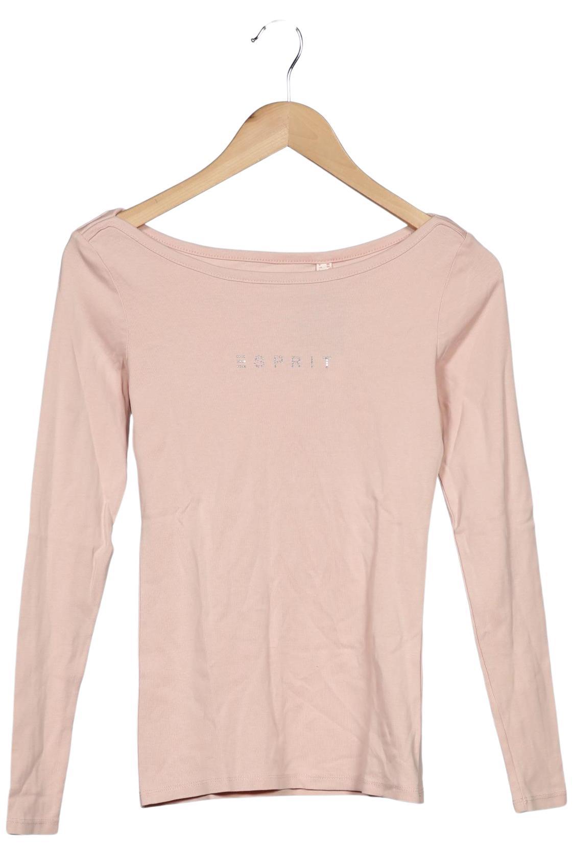 

Esprit Damen Langarmshirt, pink, Gr. 34