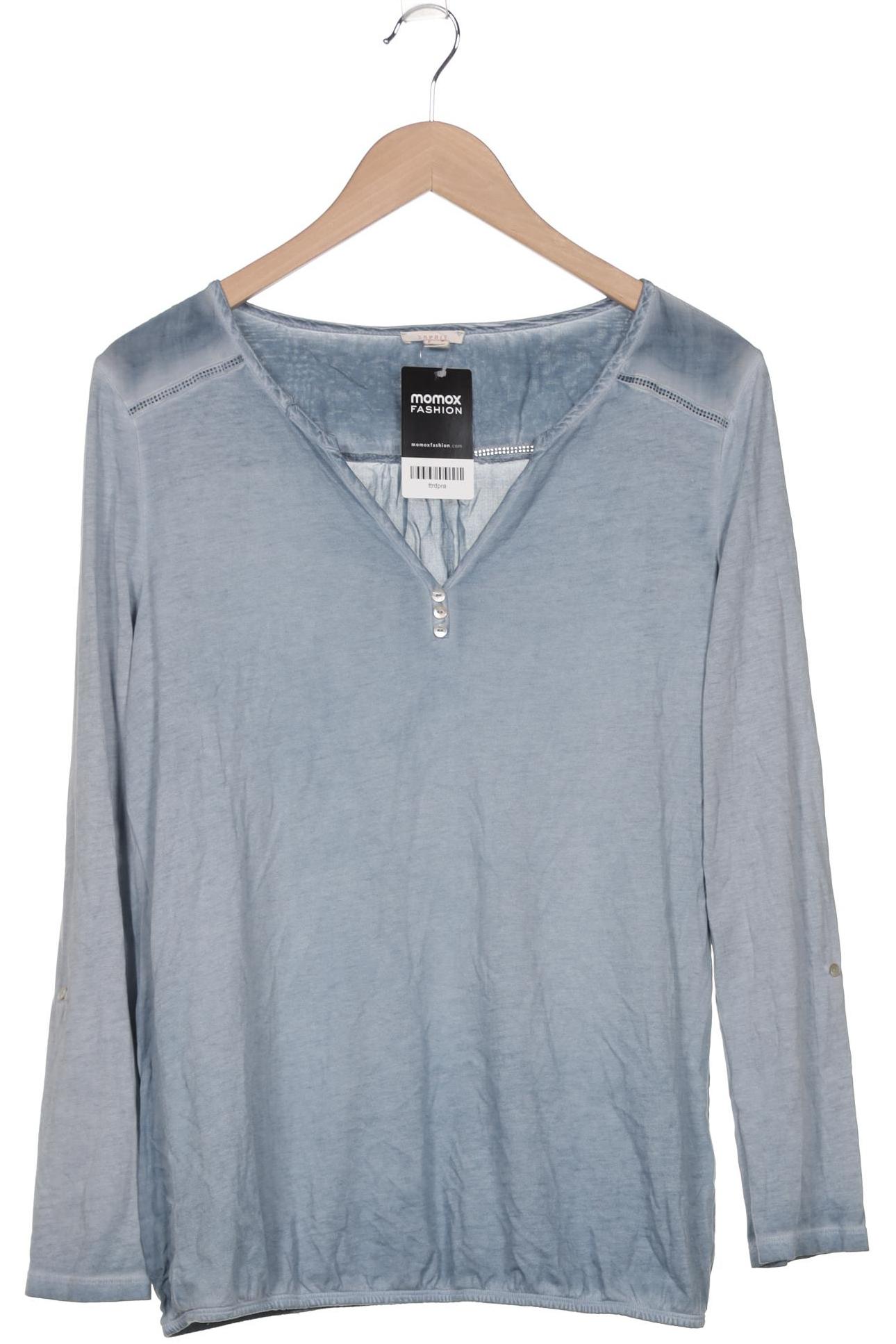 

Esprit Damen Langarmshirt, blau, Gr. 38