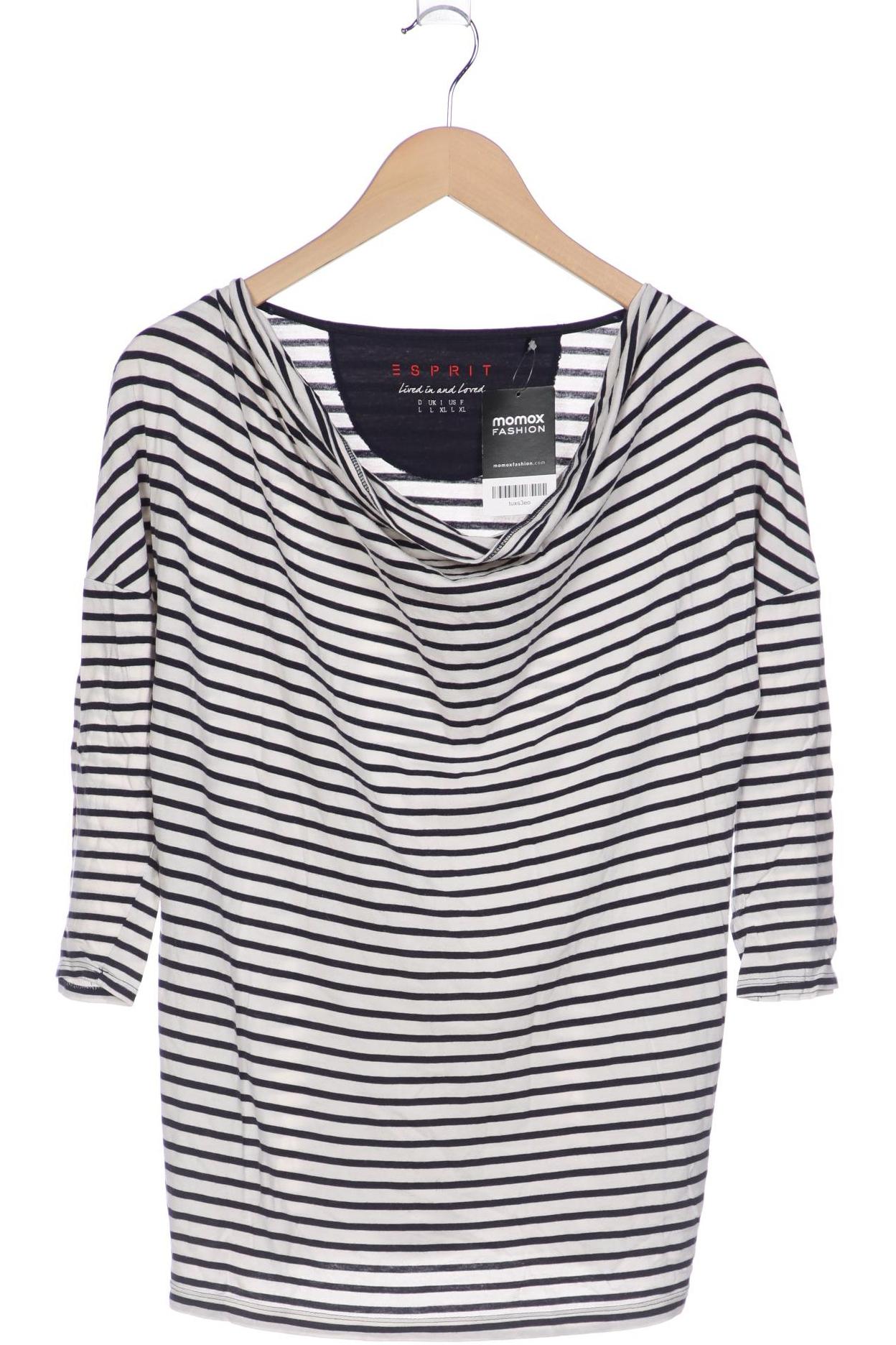 

Esprit Damen Langarmshirt, weiß, Gr. 42