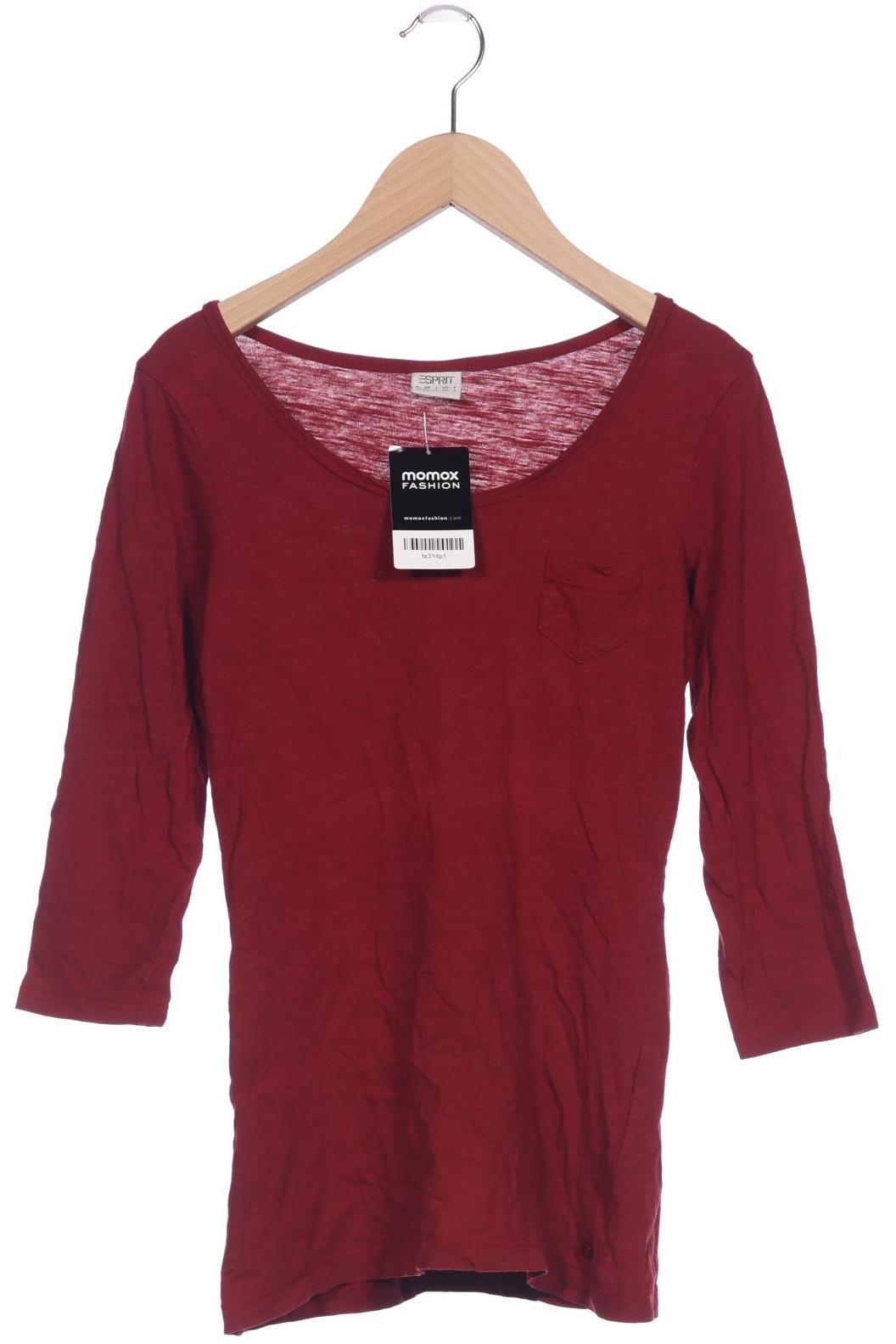 

Esprit Damen Langarmshirt, bordeaux, Gr. 34