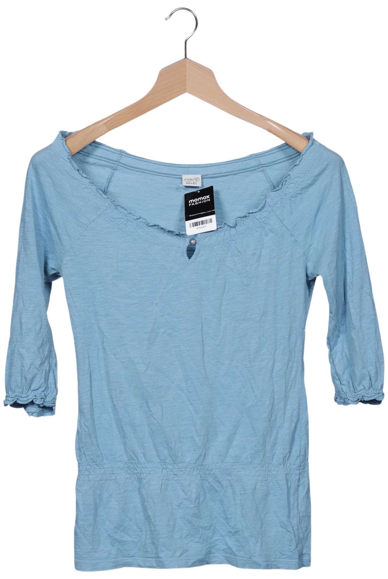 

Esprit Damen Langarmshirt, blau, Gr. 34