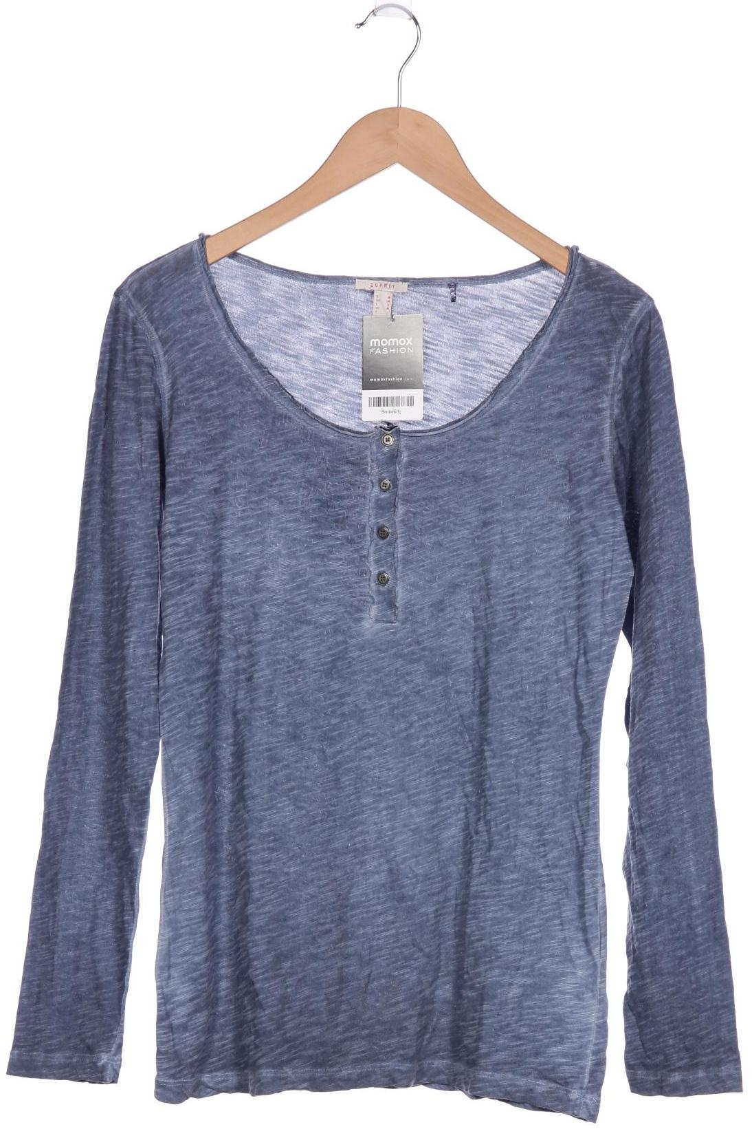

Esprit Damen Langarmshirt, blau, Gr. 38