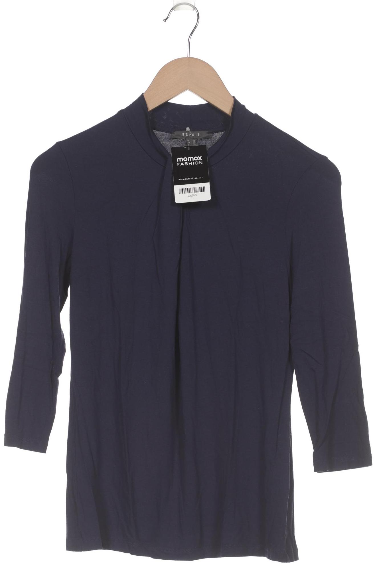 

Esprit Damen Langarmshirt, marineblau, Gr. 34