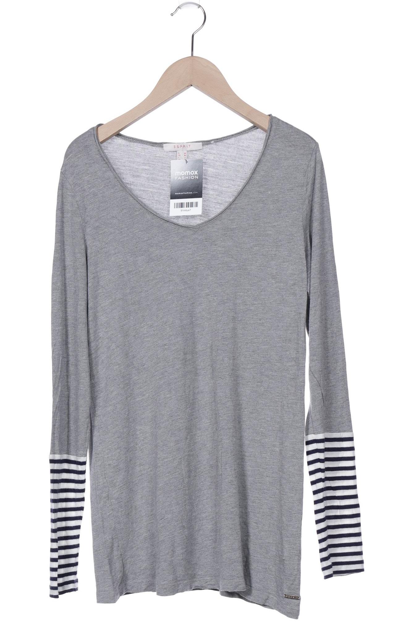 

Esprit Damen Langarmshirt, grau, Gr. 38