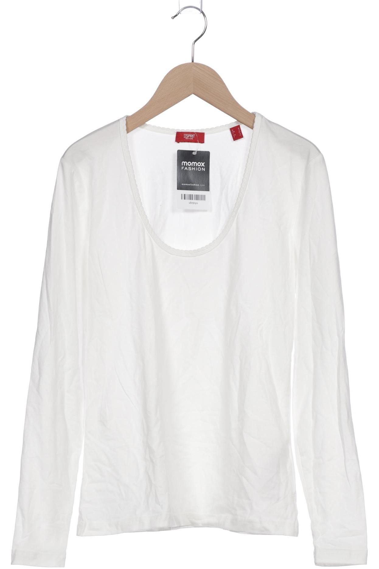 

Esprit Damen Langarmshirt, weiß, Gr. 36