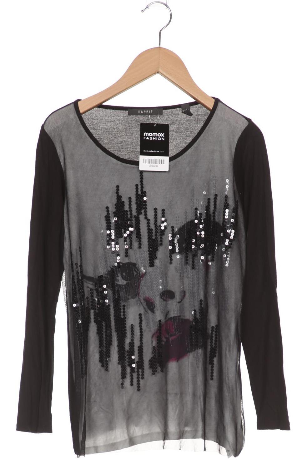 

Esprit Damen Langarmshirt, schwarz, Gr. 34