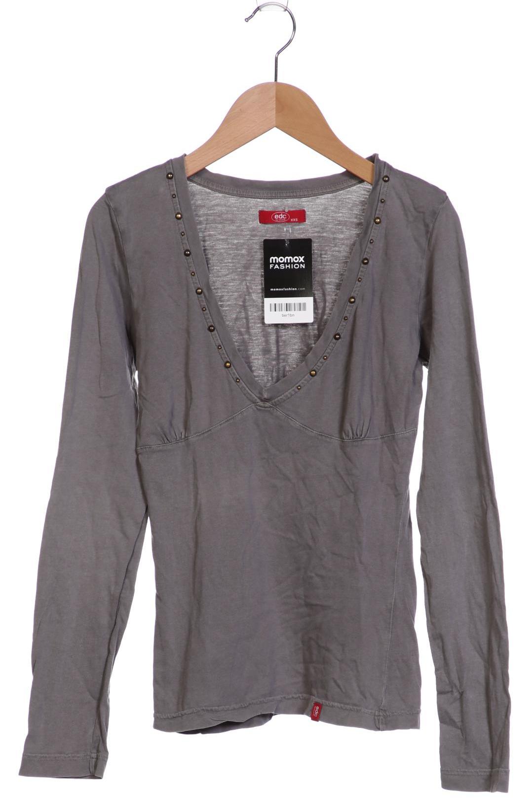 

Esprit Damen Langarmshirt, grau, Gr. 32