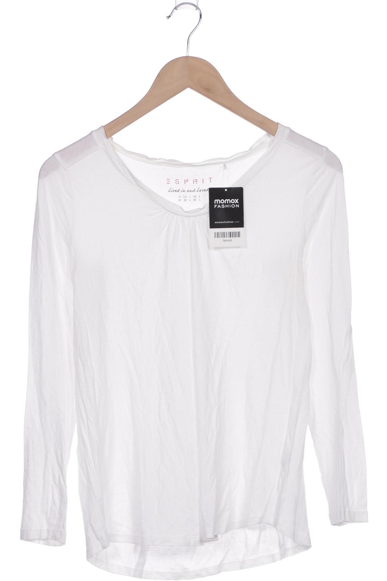 

Esprit Damen Langarmshirt, weiß, Gr. 38