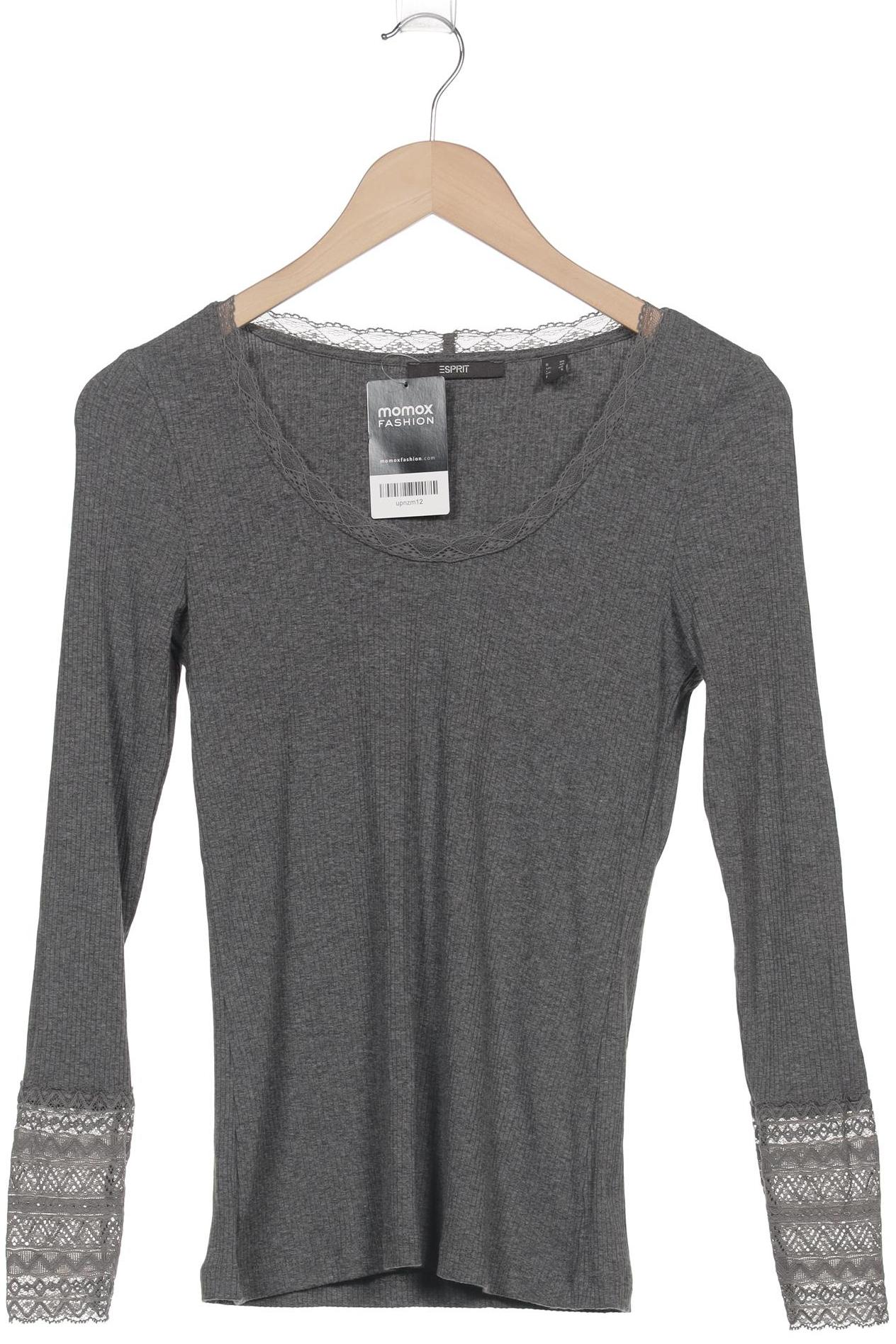 

Esprit Damen Langarmshirt, grau, Gr. 34